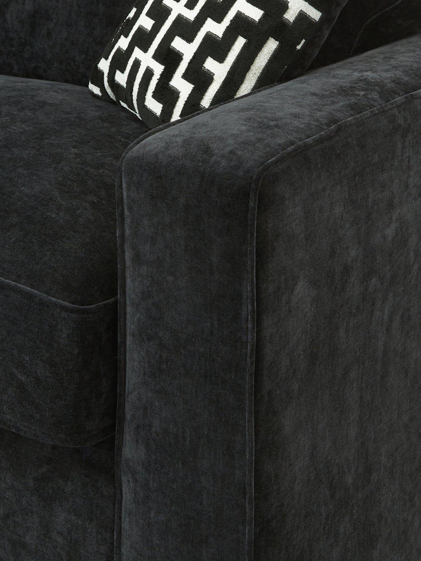 Image 5 of 7 of Very Home Monaco Left&nbsp;Hand 3 Seater Fabric Chaise Sofa&nbsp;- Made to Order in the UK
