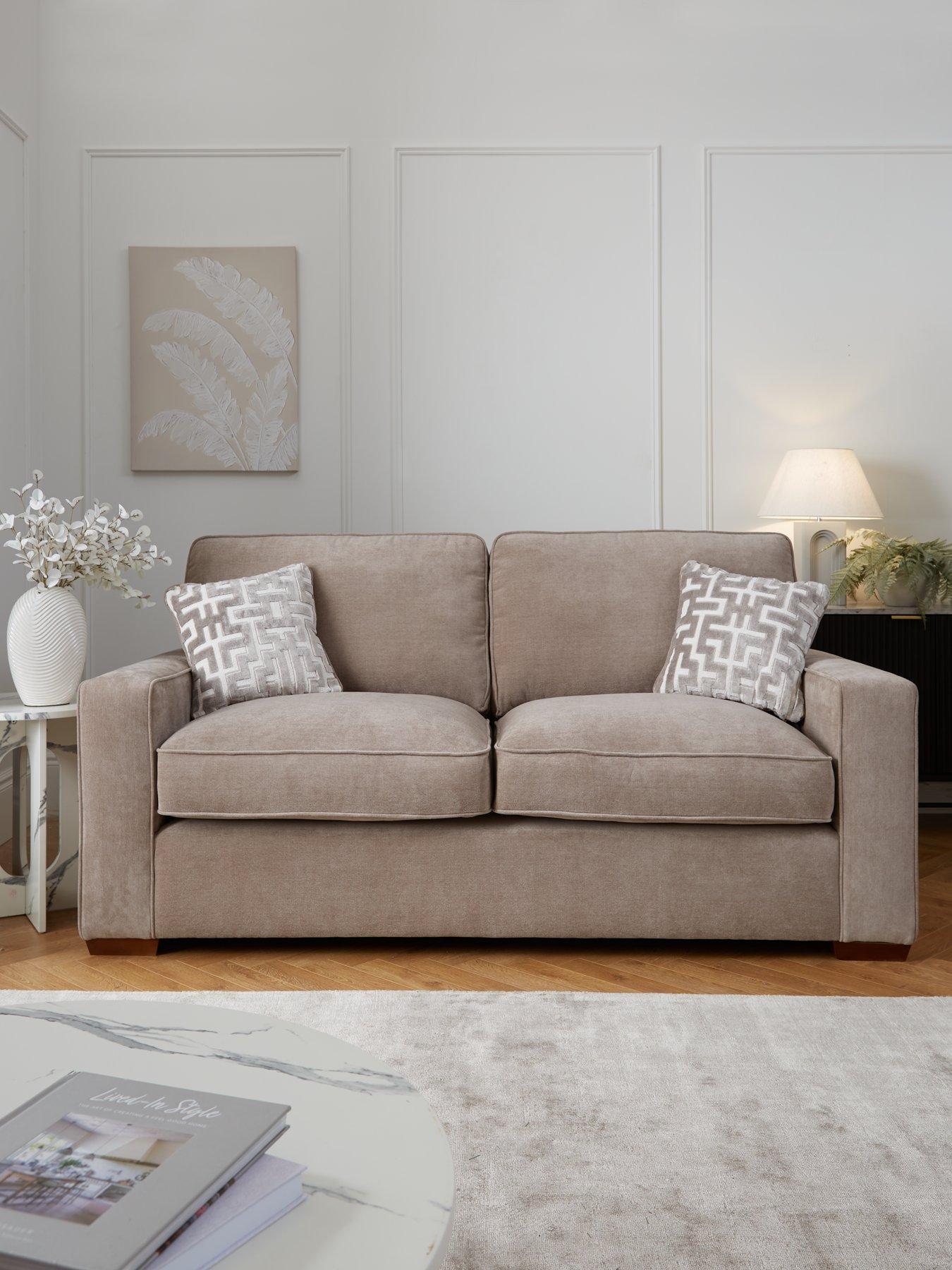 undefined Monaco 3 Seater Fabric Sofa - Made to Order in the UK