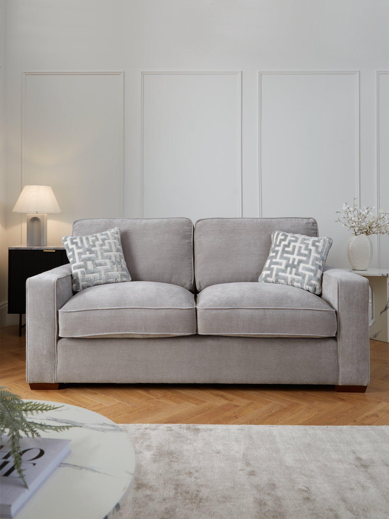 The Very Collection Monaco 3 Seater Fabric Sofa - Made to Order in the UK - FSC® Certified