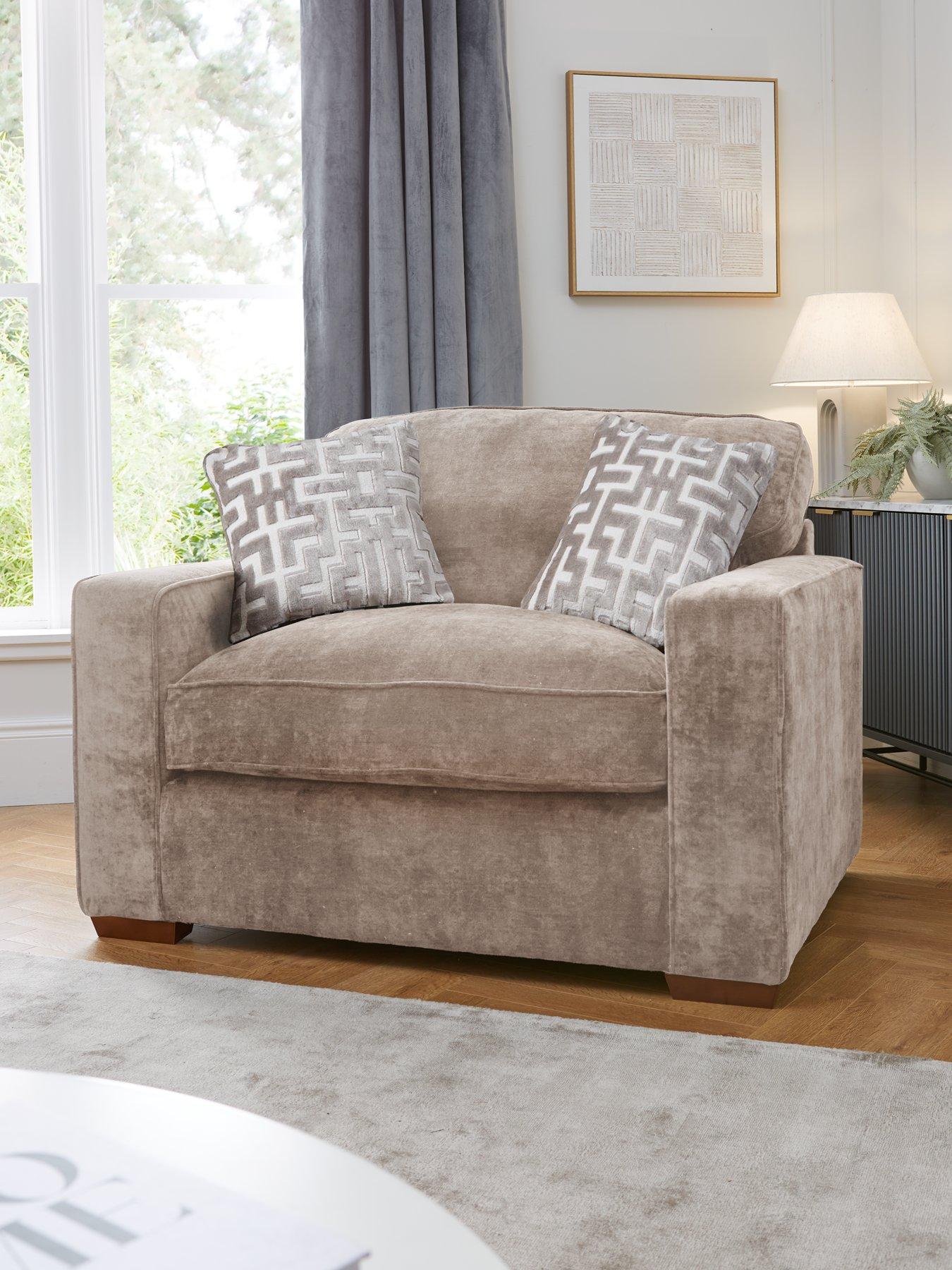 undefined Monaco Fabric Snuggle Chair - Made to Order in the UK