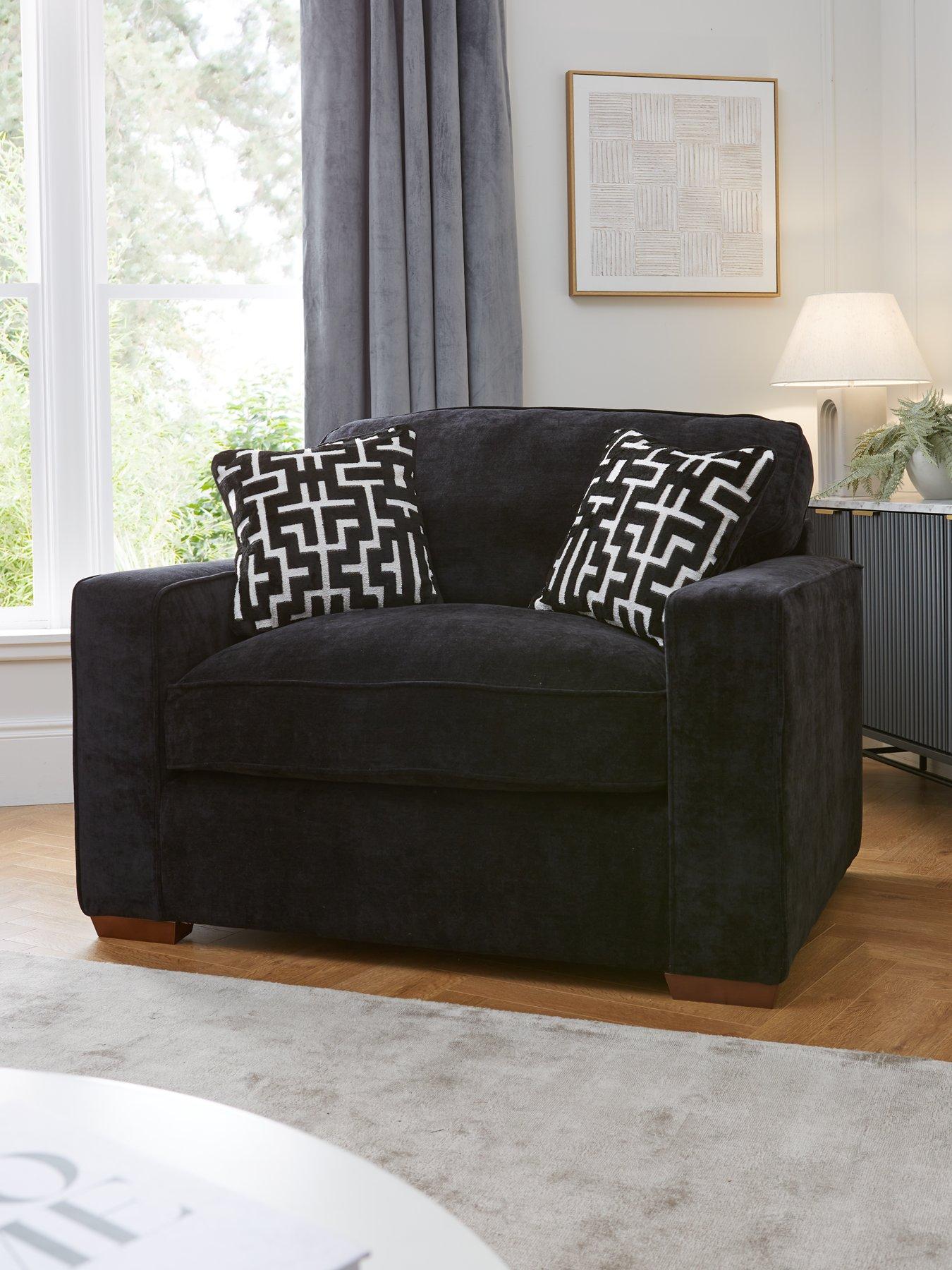 The Very Collection Monaco Fabric Snuggle Chair - Made to Order in the UK - FSC® Certified