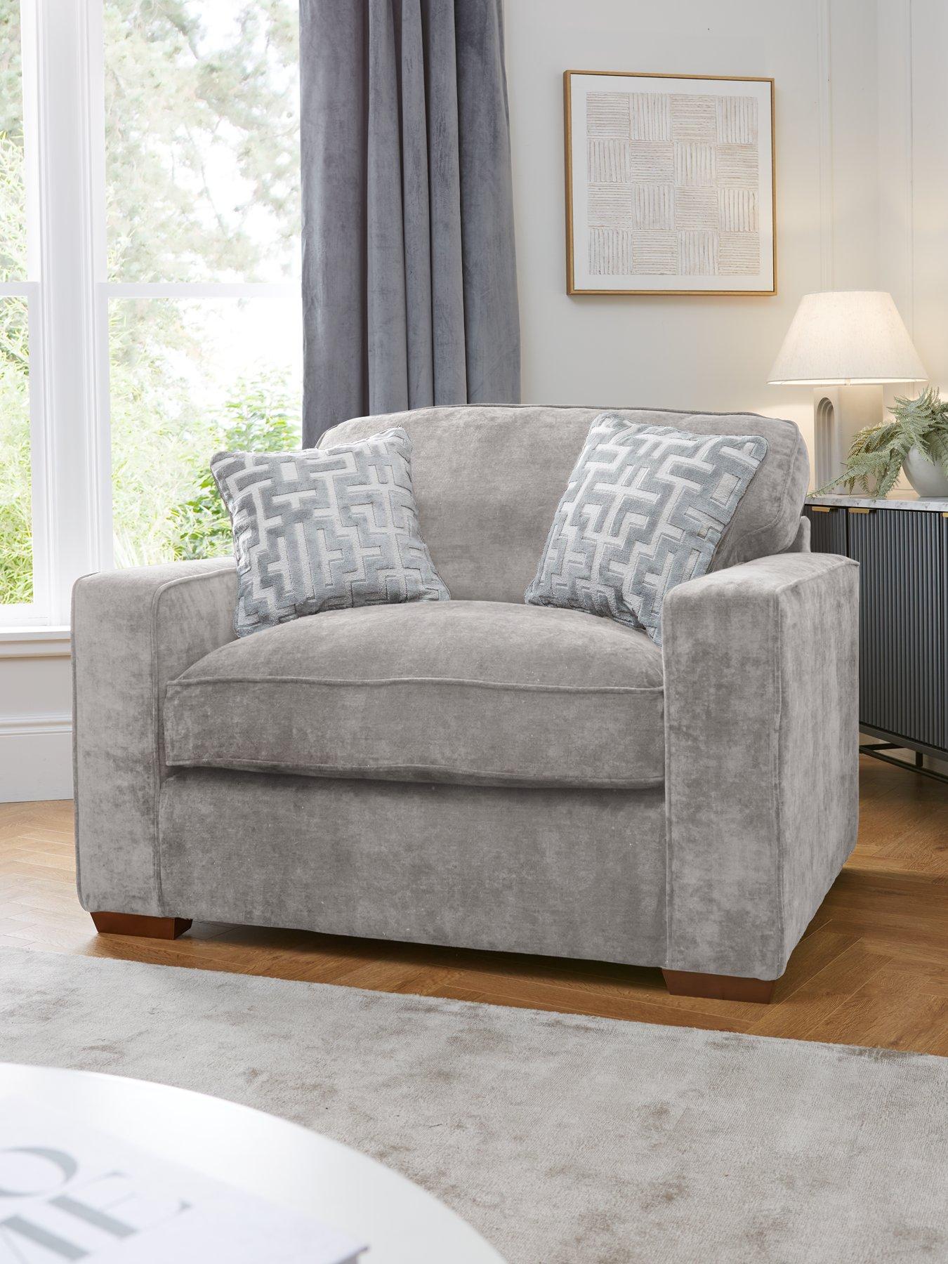 The Very Collection Monaco Fabric Snuggle Chair - Made to Order in the UK - FSC® Certified