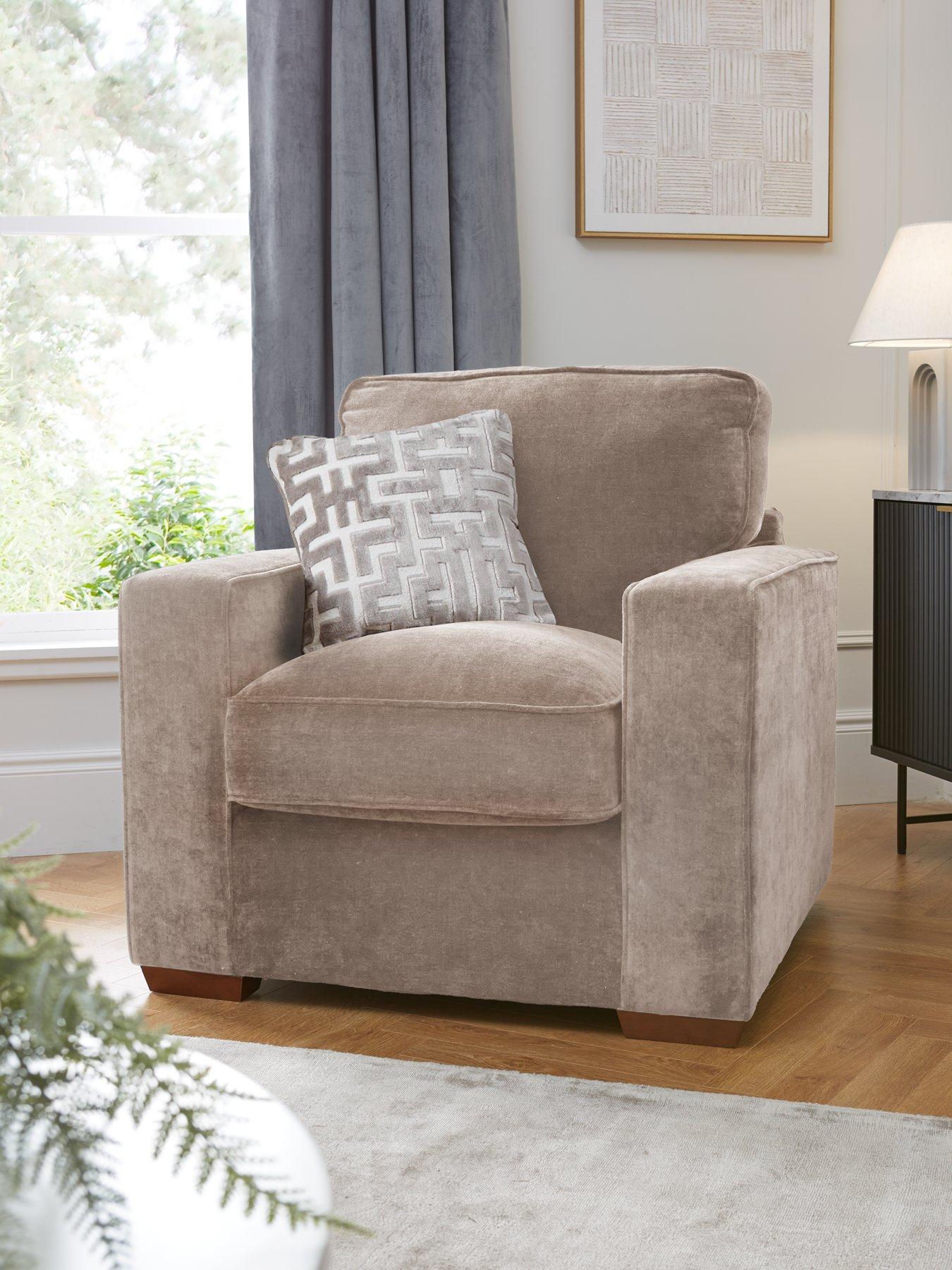 The Very Collection Monaco Fabric Armchair - Made to Order in the UK - FSC® Certified