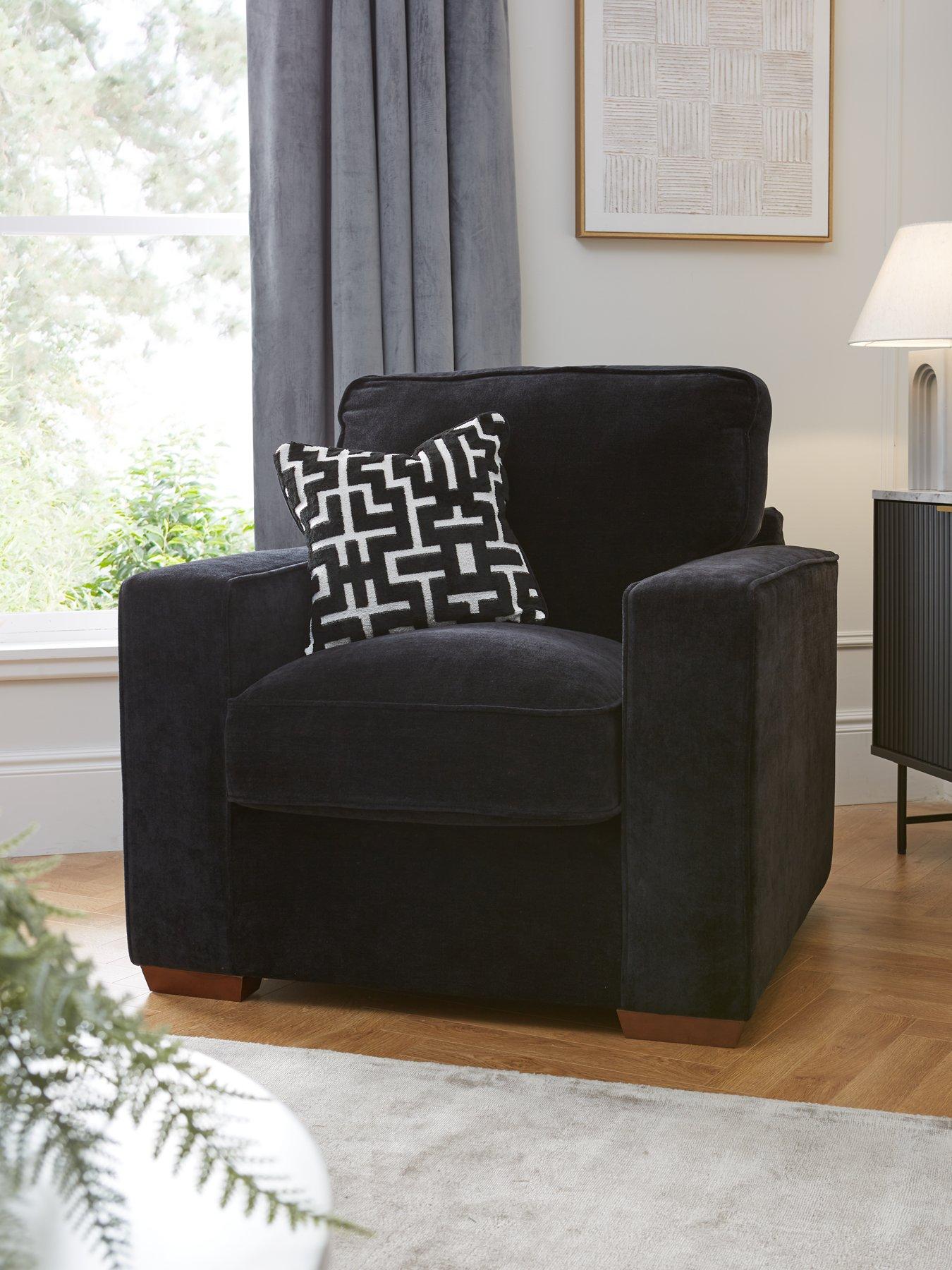 The Very Collection Monaco Fabric Armchair - Made to Order in the UK - FSC® Certified