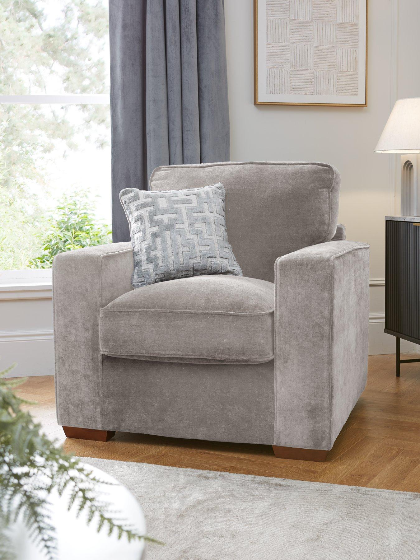 undefined Monaco Fabric Armchair - Made to Order in the UK