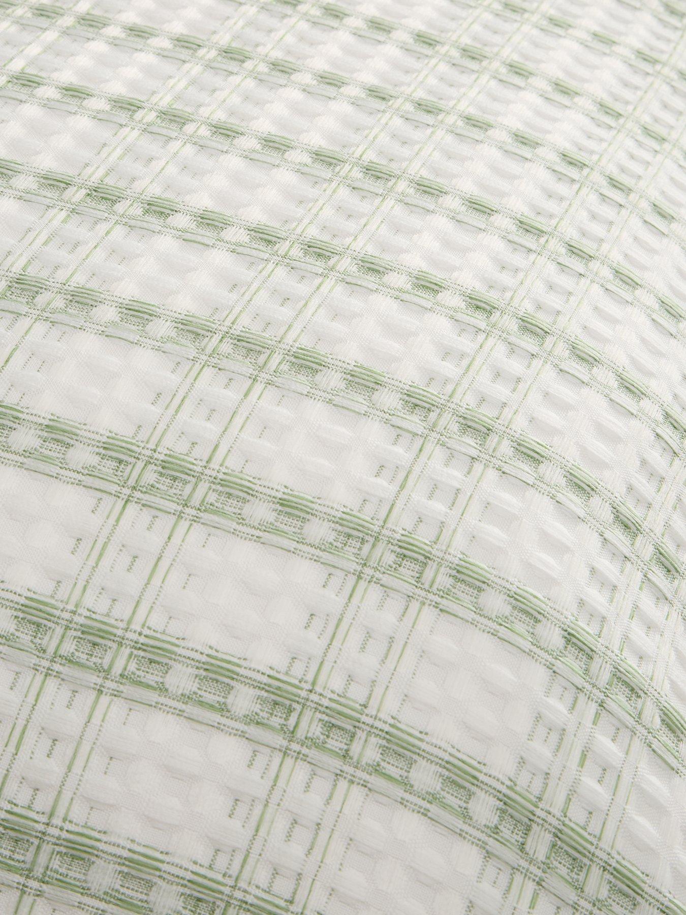 Image 4 of 5 of The Very Collection Oslo Striped Waffle Duvet Cover Set