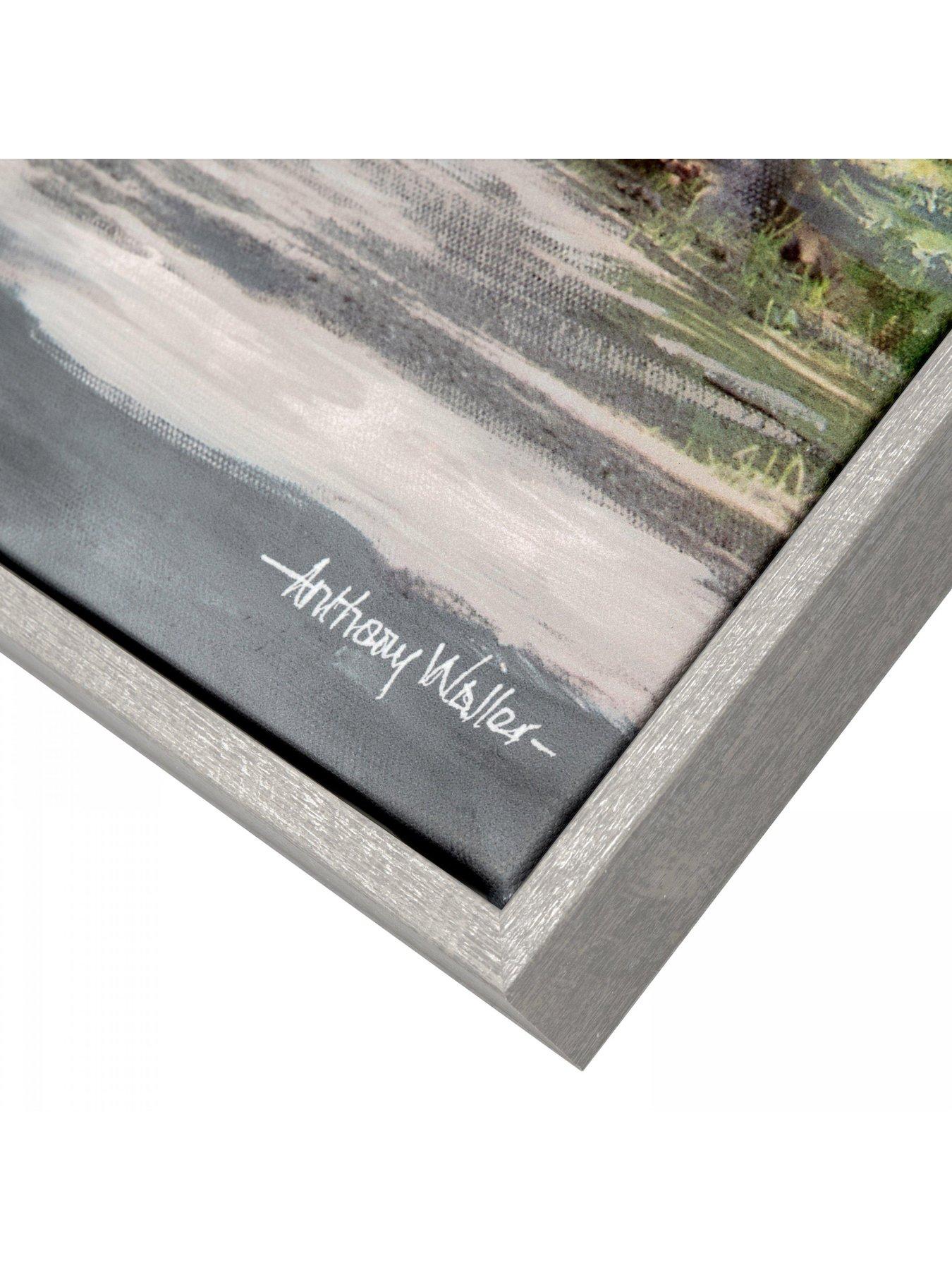  image of gallery-avenue-of-trees-framed-canvas-wall-art