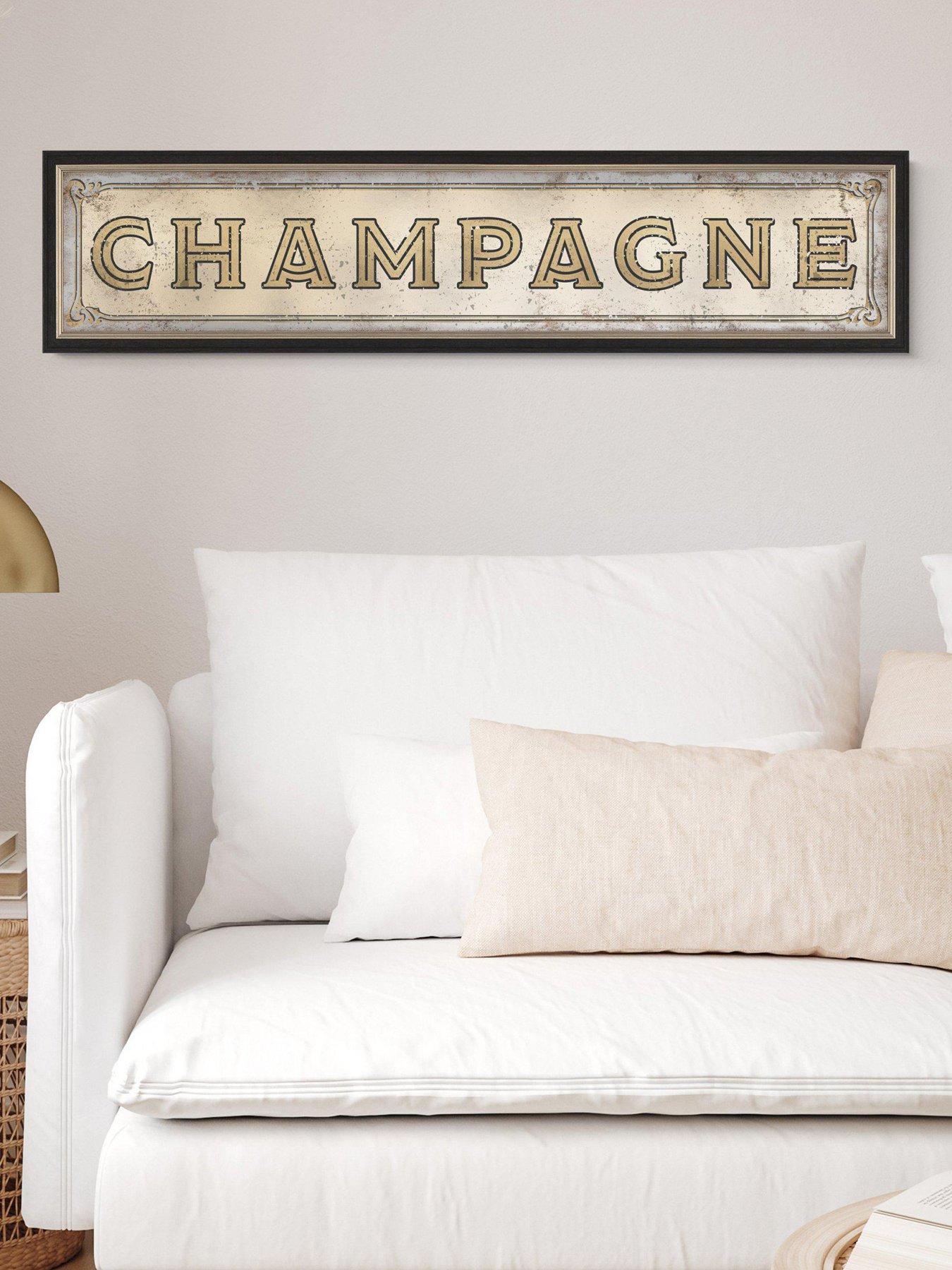 Gallery Direct Champagne Framed Wall Art
