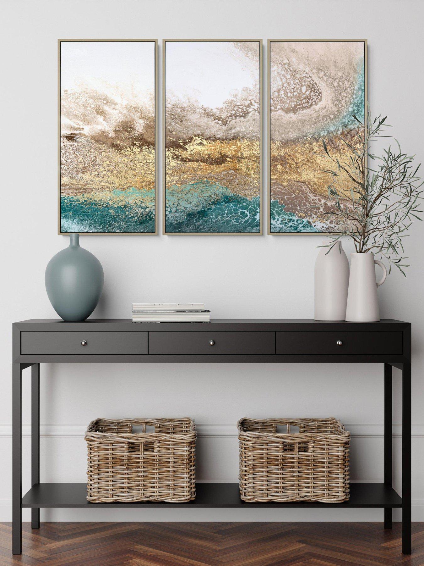 undefined Serene Triptych Framed Wall Art