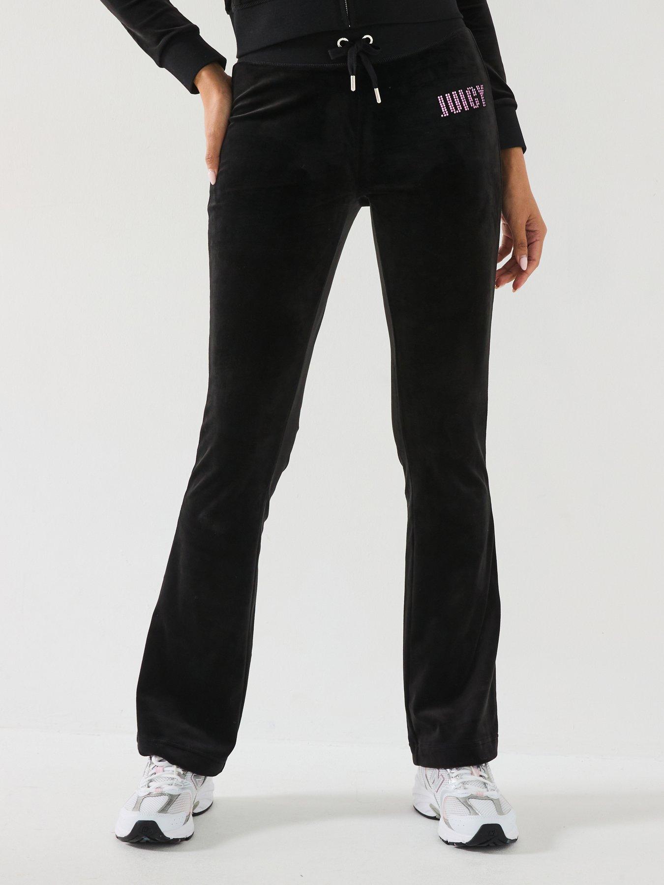 undefined Impact Lisa Low Rise Diamante Joggers - Black