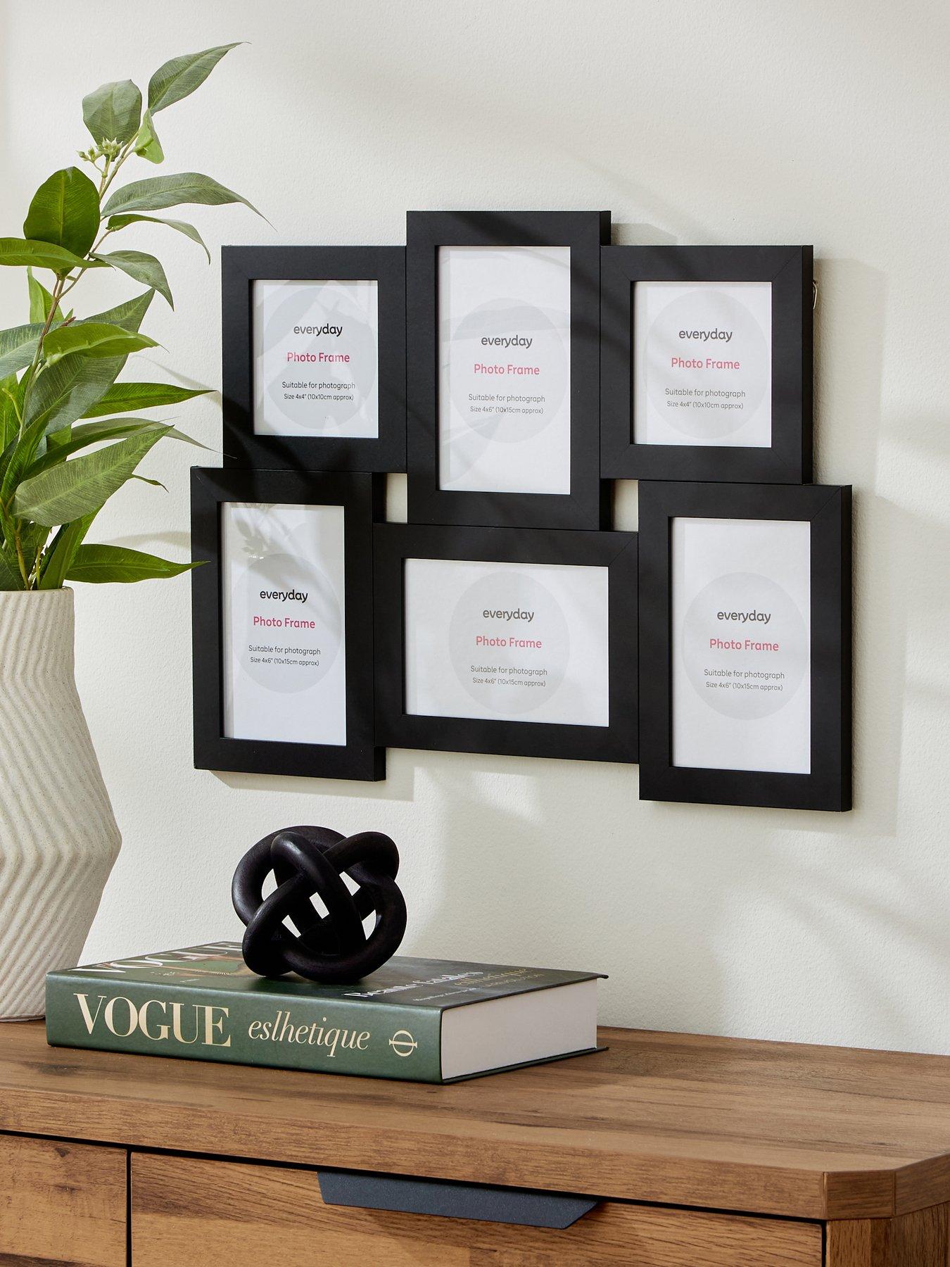 Very Home 6-Photo Cluster Frame in Black