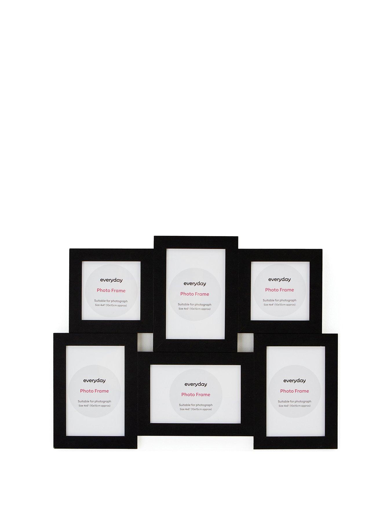 Image 2 of 5 of Very Home 6-Photo Cluster Frame in Black