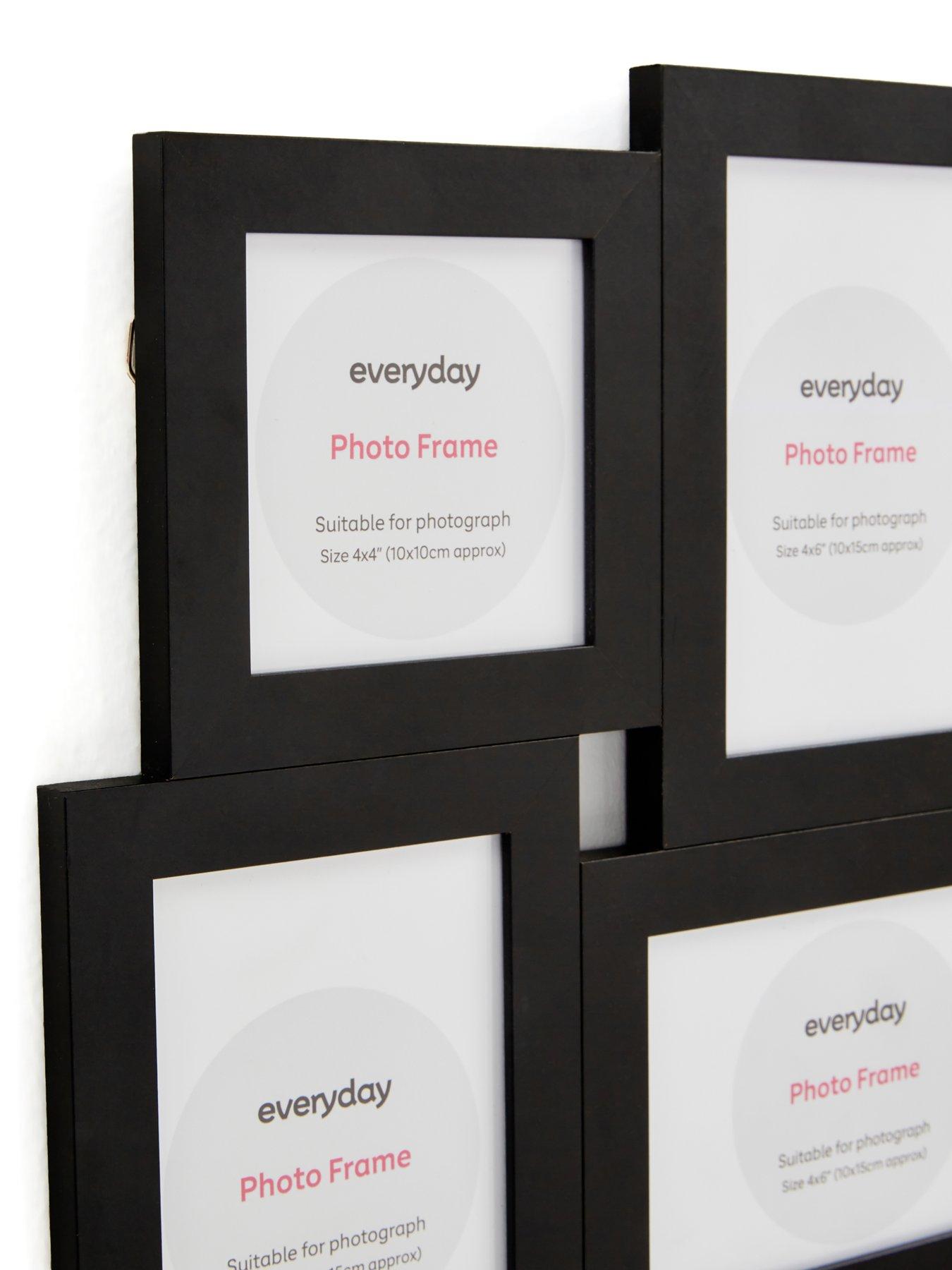 Image 4 of 5 of Very Home 6-Photo Cluster Frame in Black