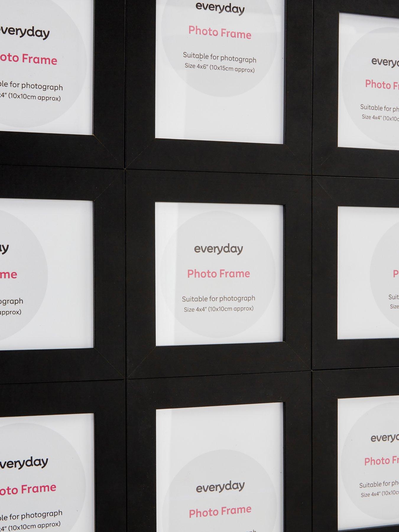 The Very Collection 9-Photo Cluster Frame in Black – 50 x 50 cm ...