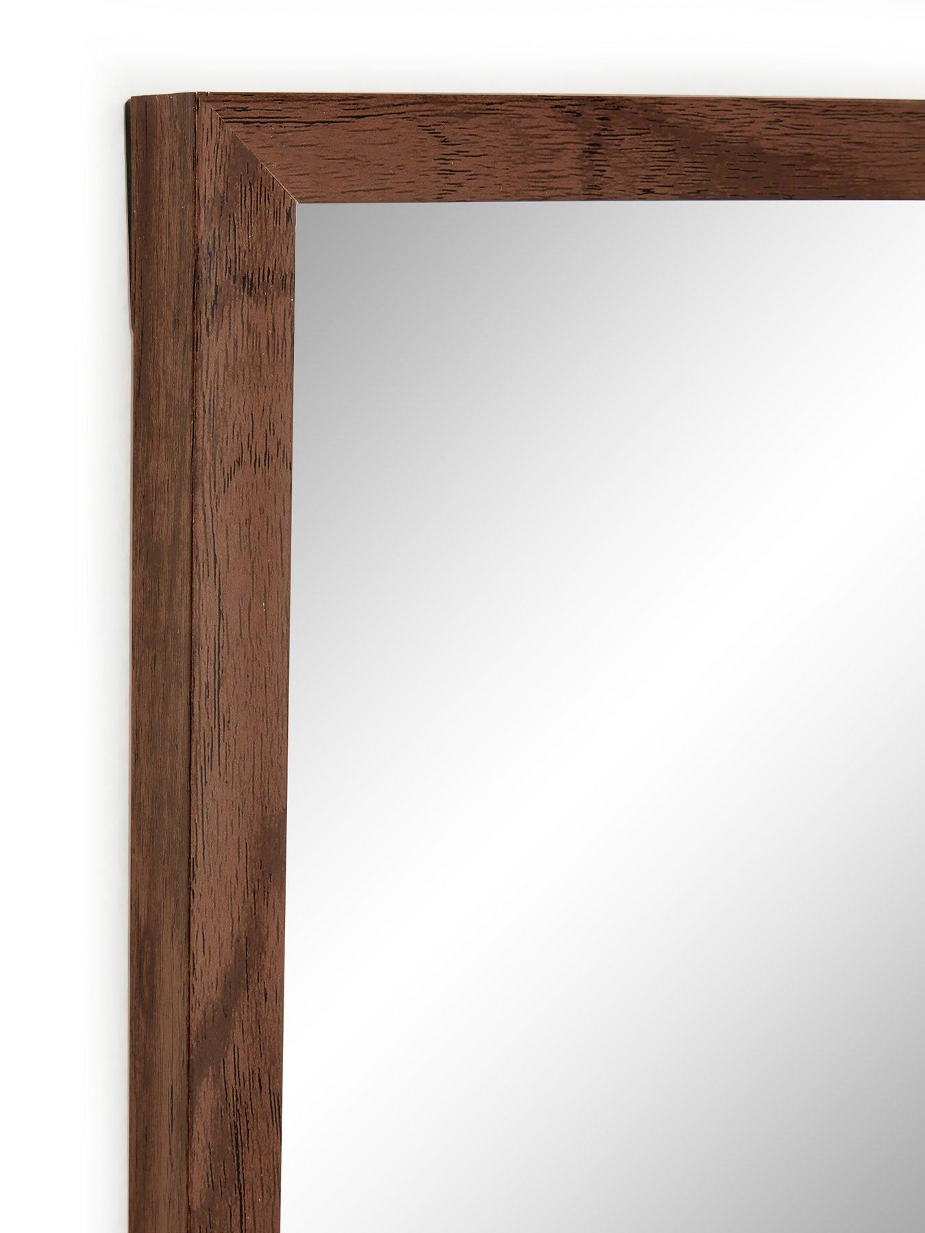Image 5 of 6 of Very Home Tall Rectangular Mirror - Brown 125x33.5cm