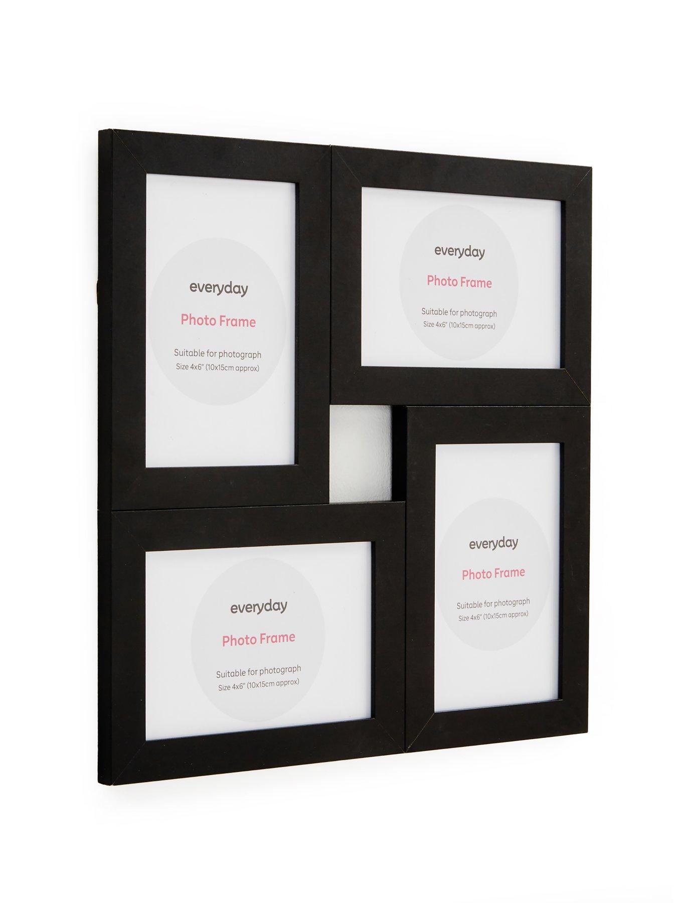 Image 3 of 5 of Very Home 4-Photo Cluster Frame in Black