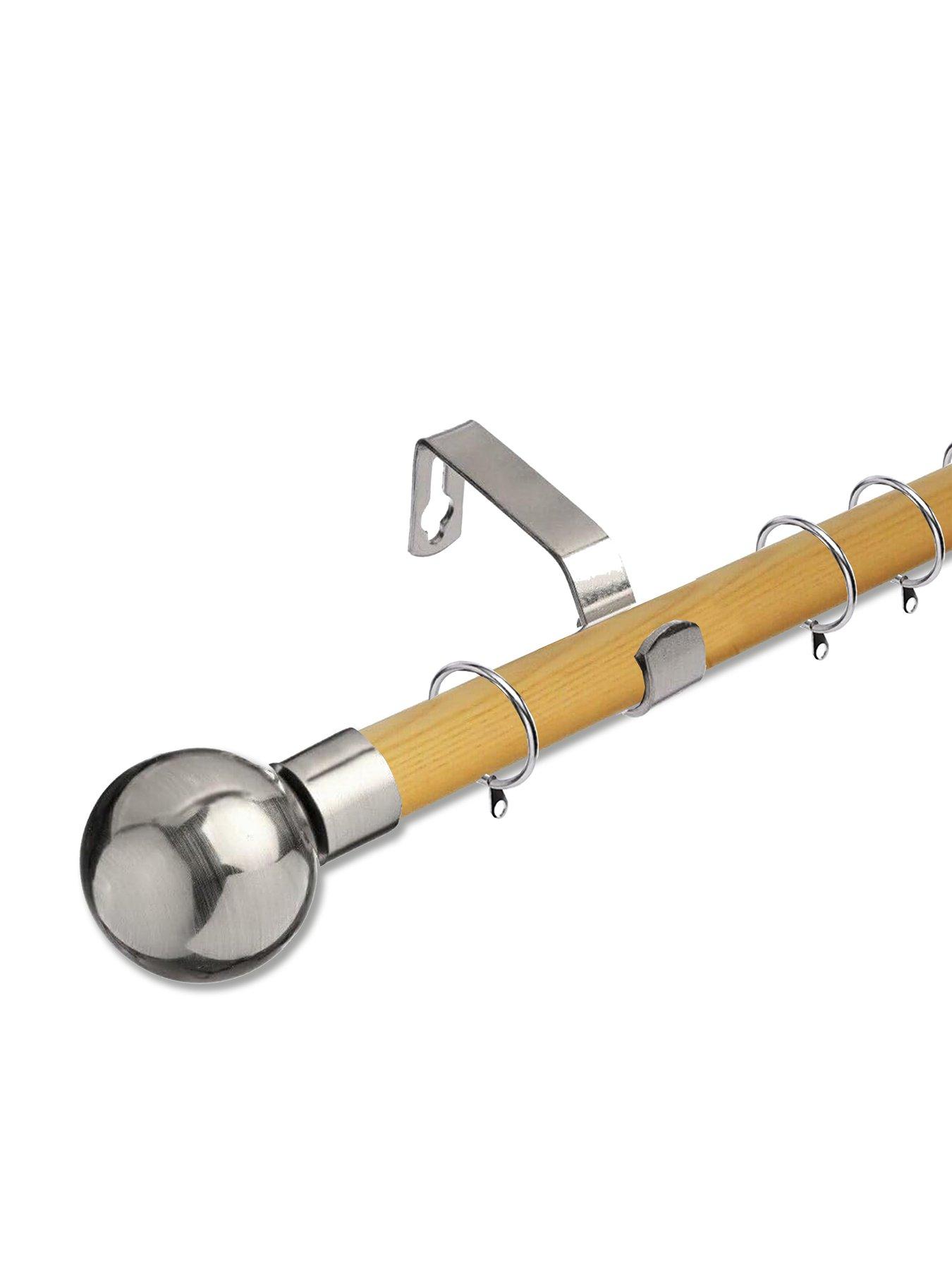 The Very Collection 28mm Wood/Metal Pole 150cm