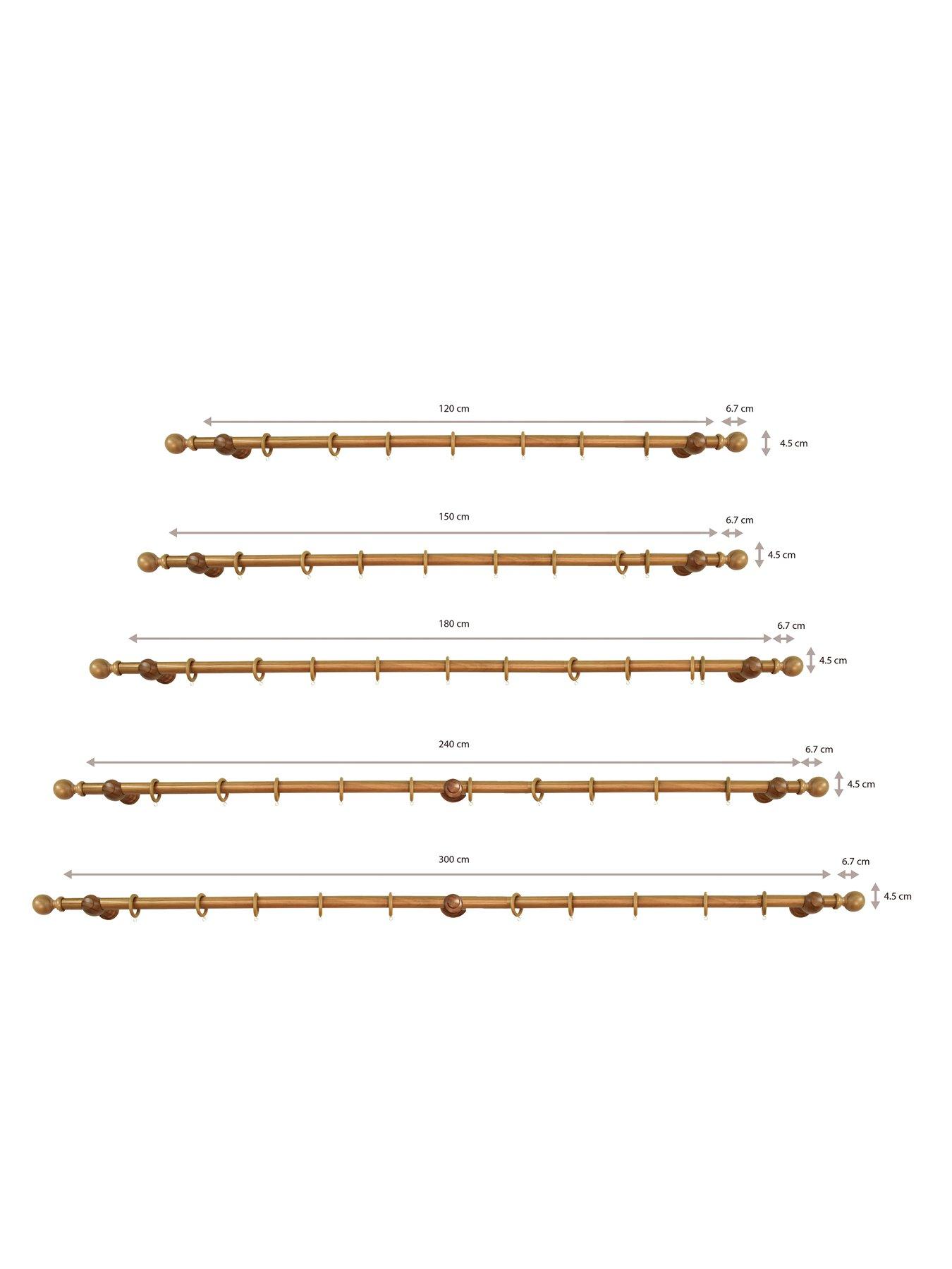 Image 5 of 6 of The Very Collection 28mm Trad Ball Wood Pole 120cm
