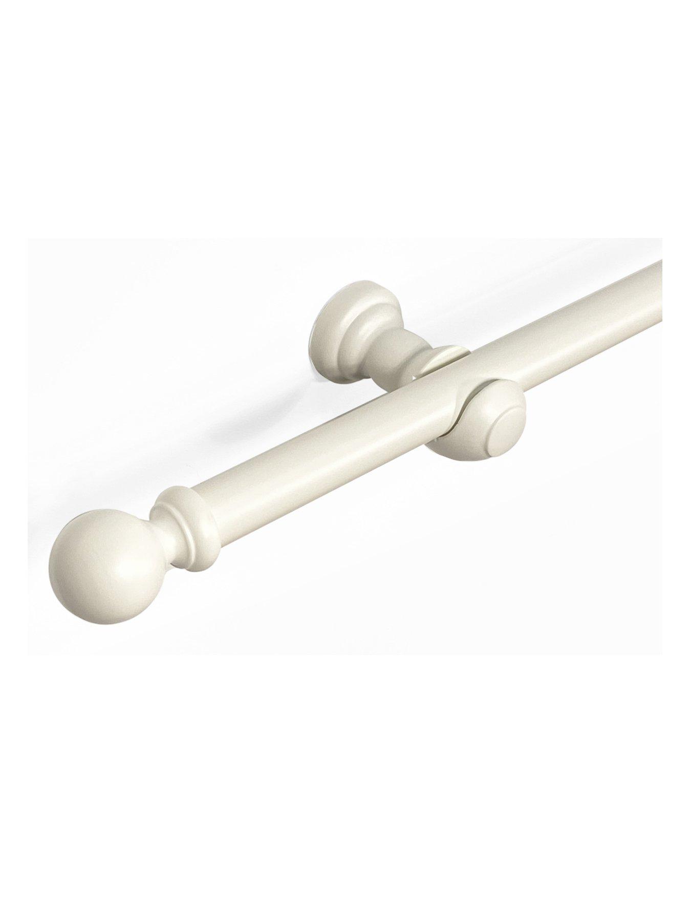 undefined 28mm Ball Wooden Eyelet Pole 400cm