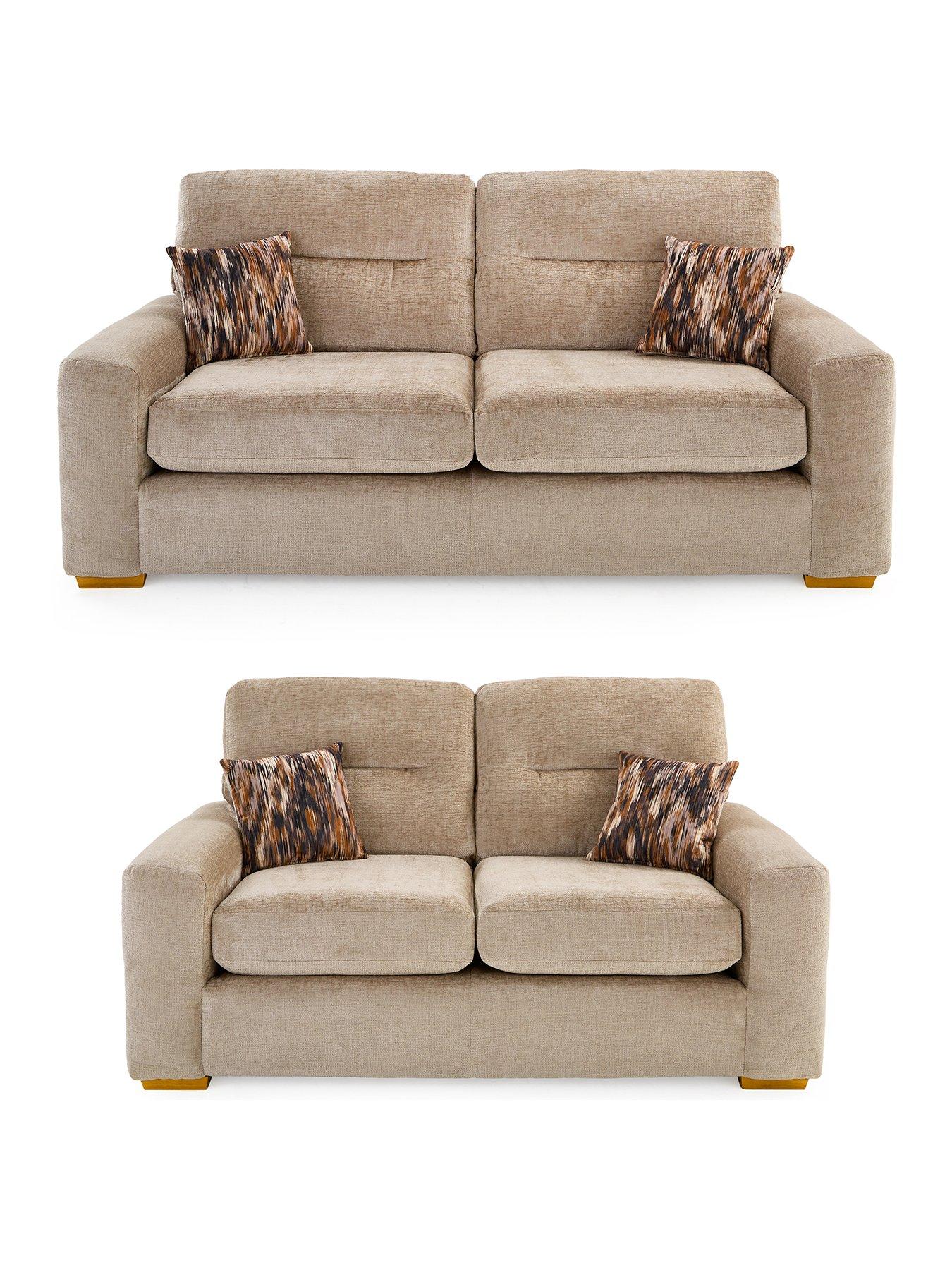 Image 2 of 7 of The Very Collection Melrose 3 + 2 Seater Fabric Sofa Set (Buy &amp; SAVE!)&nbsp;- Made in the UK