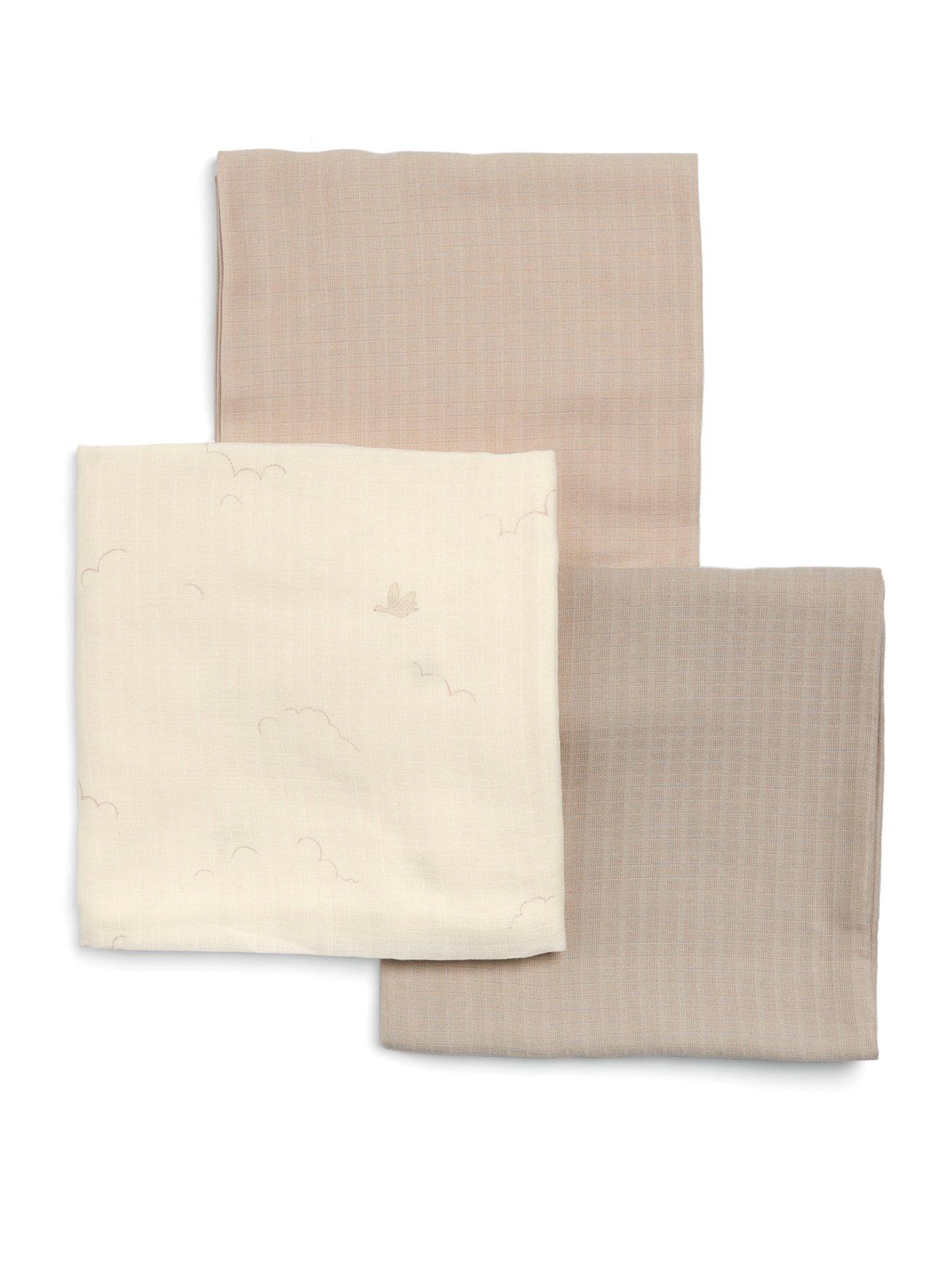  image of mamas-papas-3-large-muslin-squares-welcome-to-the-world-duckling