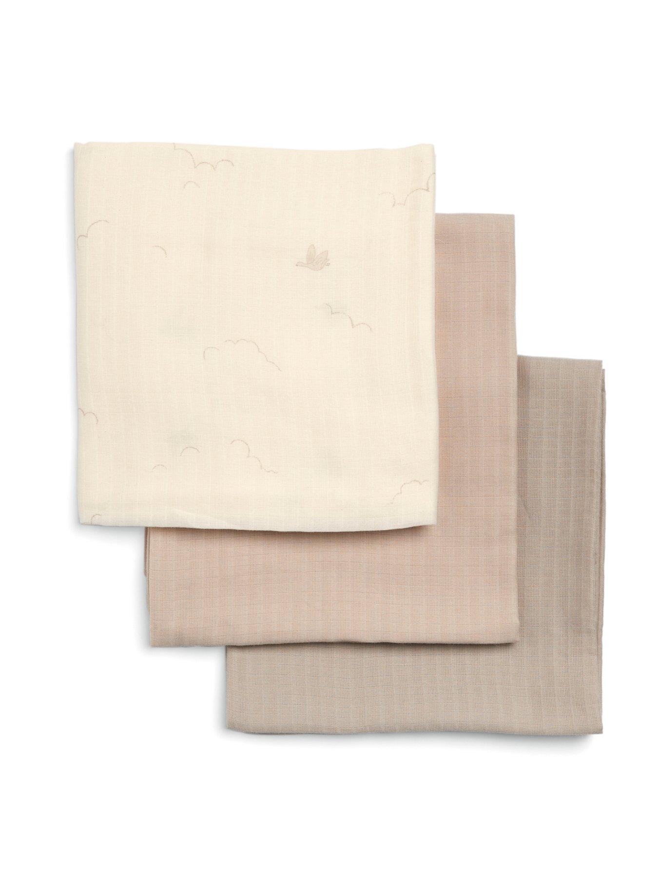  image of mamas-papas-3-large-muslin-squares-welcome-to-the-world-duckling