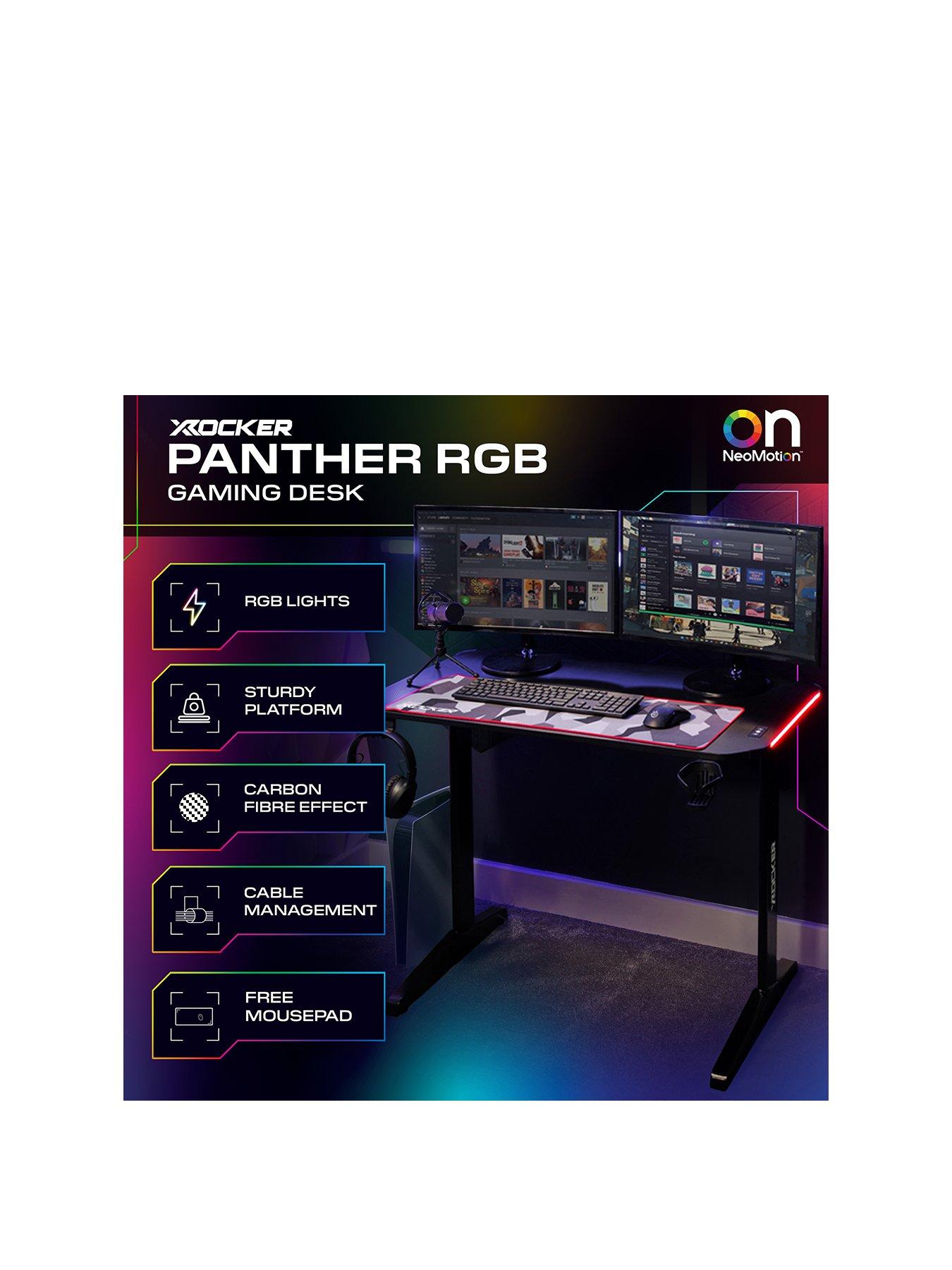  image of x-rocker-panther-rgb-desk