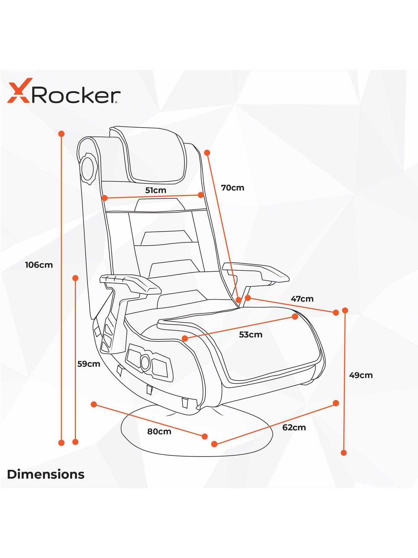 X Rocker X-Pro 4.1 Audio Gaming Pedestal Chair | Littlewoods
