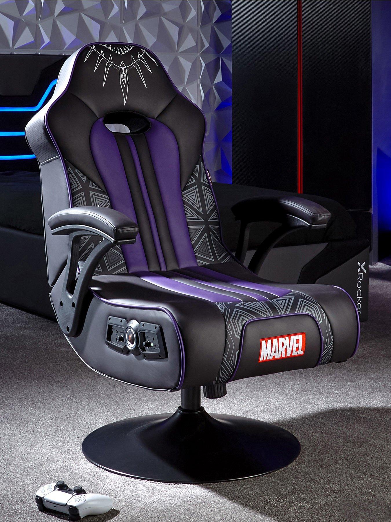 undefined Marvel 2.1 Audio Ped Rocker Chair - Elite - Black Panther