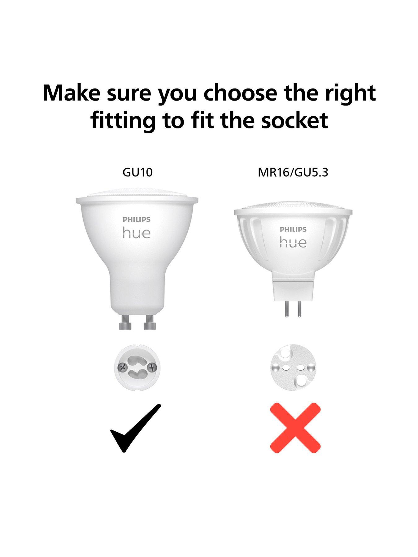  image of philips-hue-philips-huewa-5w-gu10-2p-uk