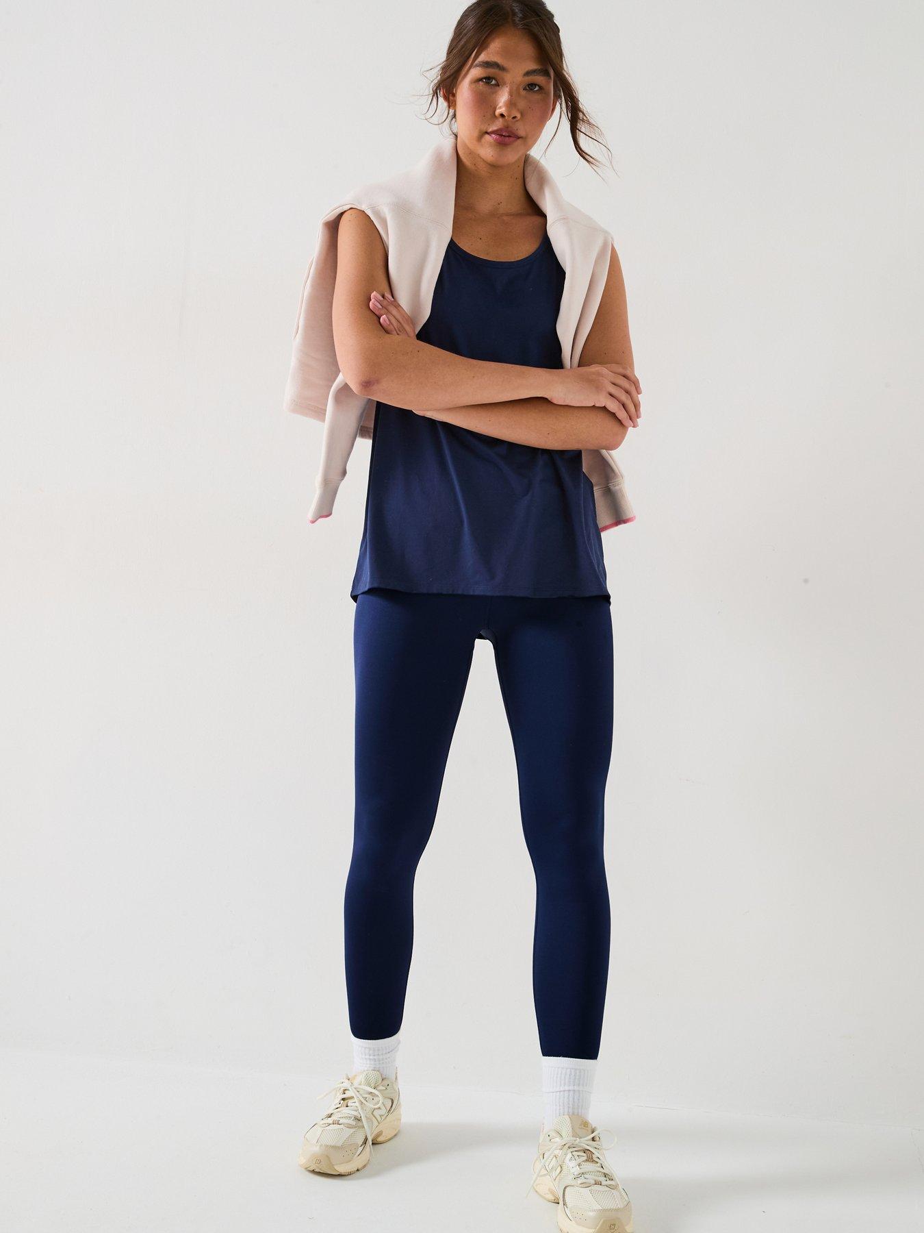  image of v-by-very-athleisure-wrap-waist-leggings-navy