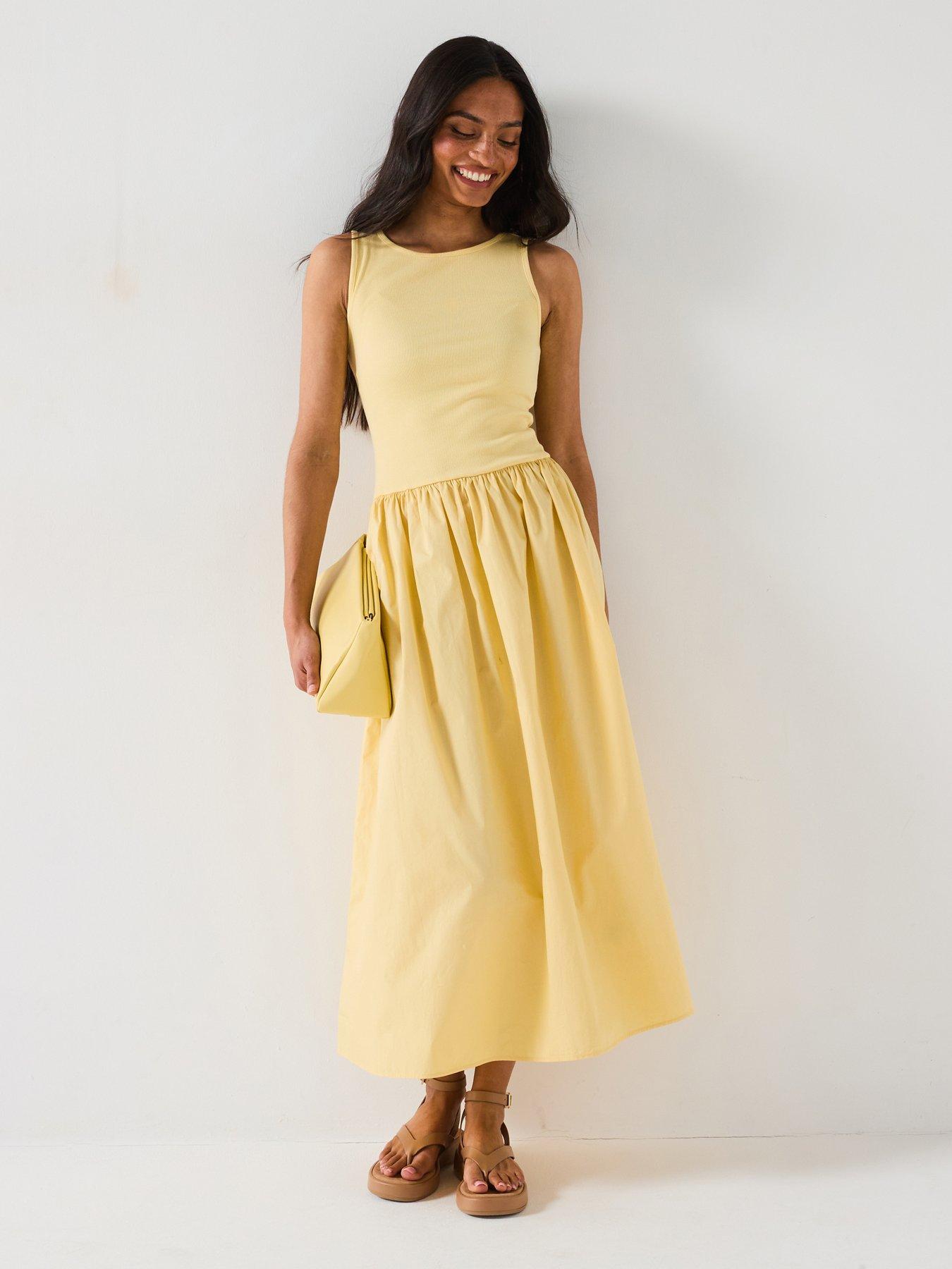 v-by-very-rib-woven-skirt-dress