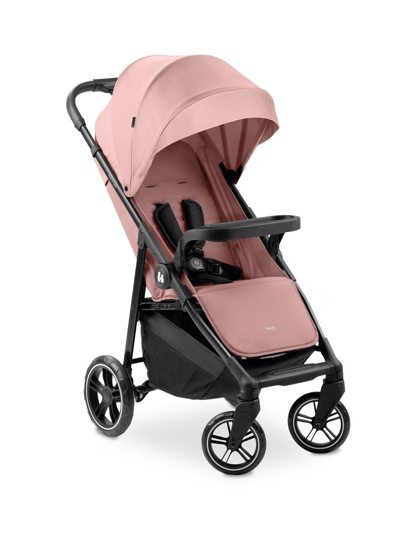 Image 1 of 7 of Hauck Shop n Care Stroller - Dark Pink