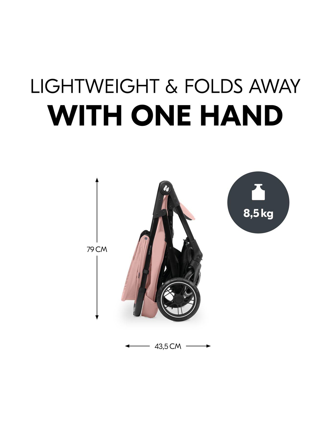 Image 4 of 7 of Hauck Shop n Care Stroller - Dark Pink