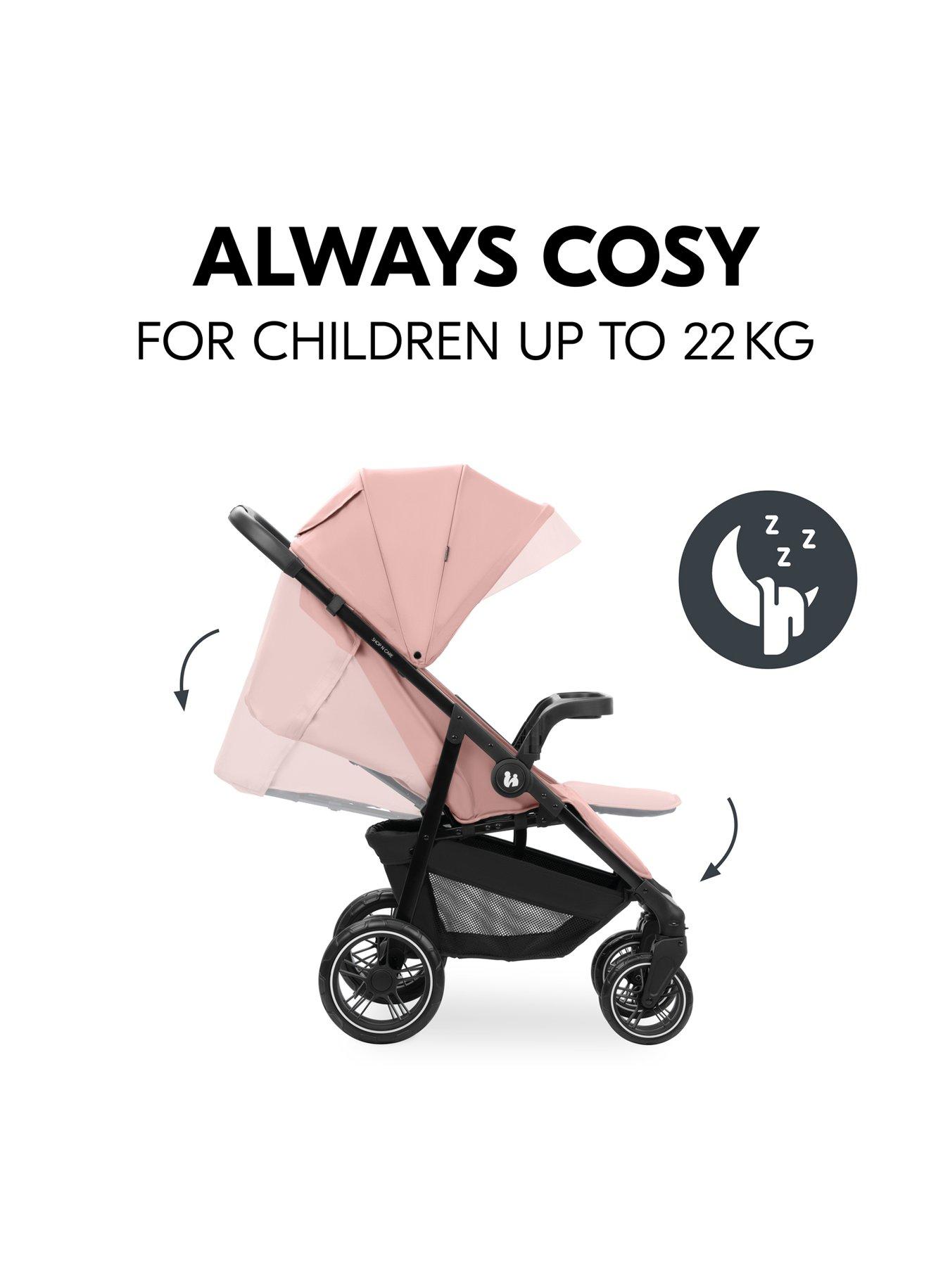 Image 5 of 7 of Hauck Shop n Care Stroller - Dark Pink