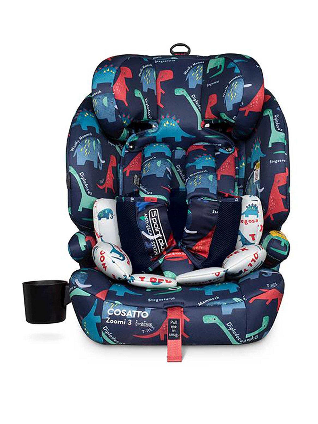 Cosatto Zoomi 3 iSize ISOFIX  &  Top Tether Car Seat (76-150cm) - D is For Dino