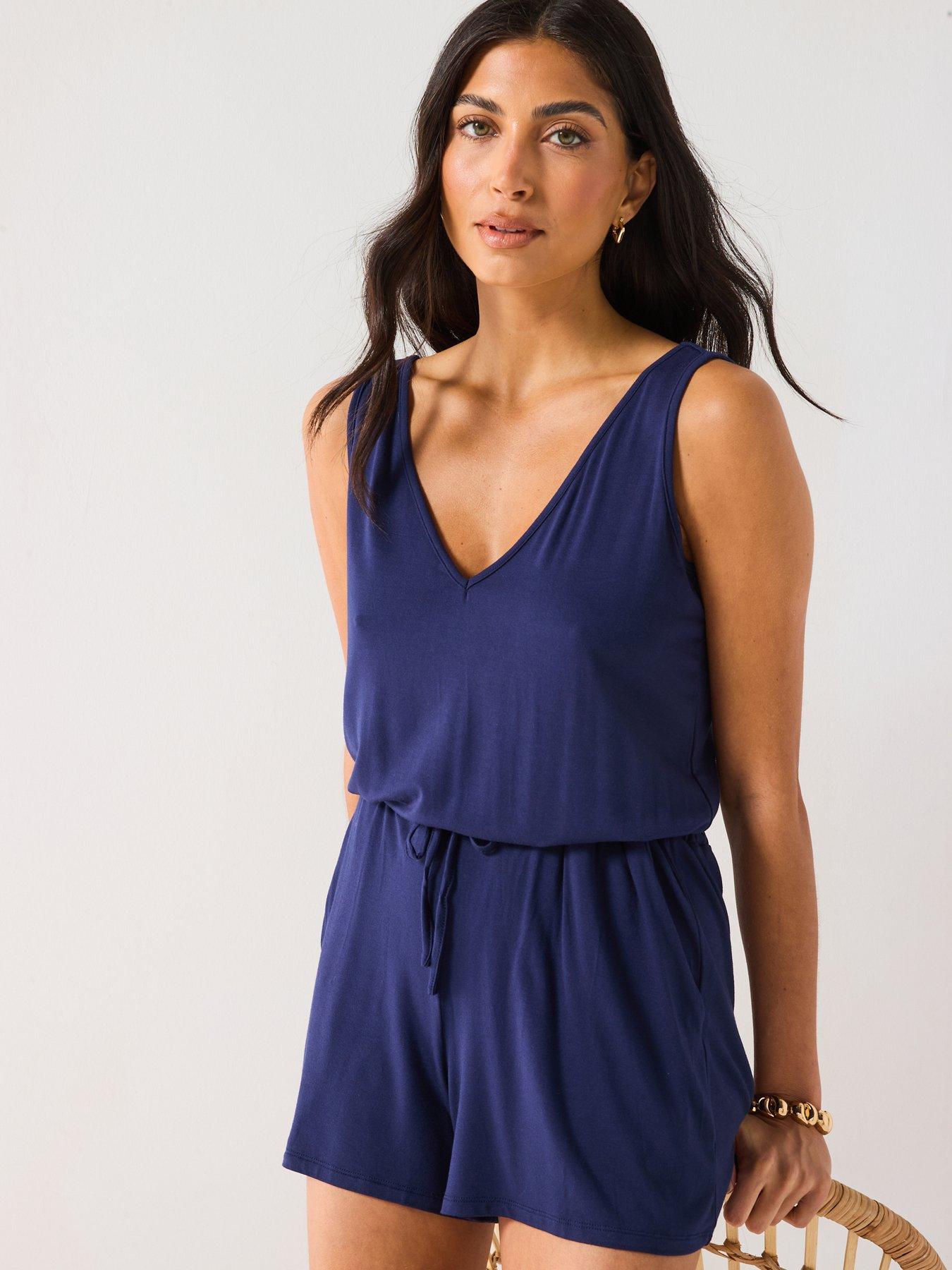  image of everyday-v-neck-playsuit