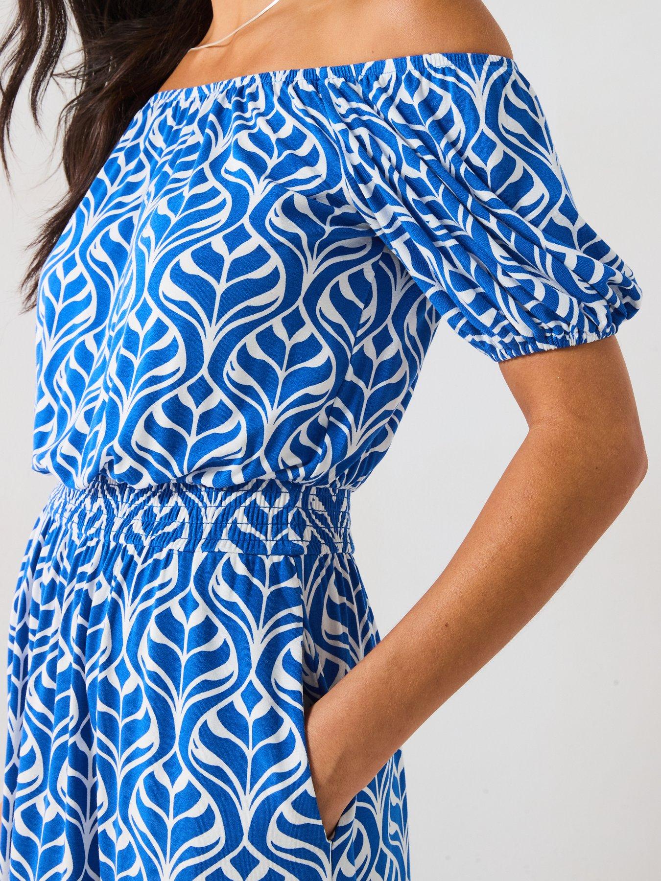  image of everyday-bardot-tiered-midaxi-dress