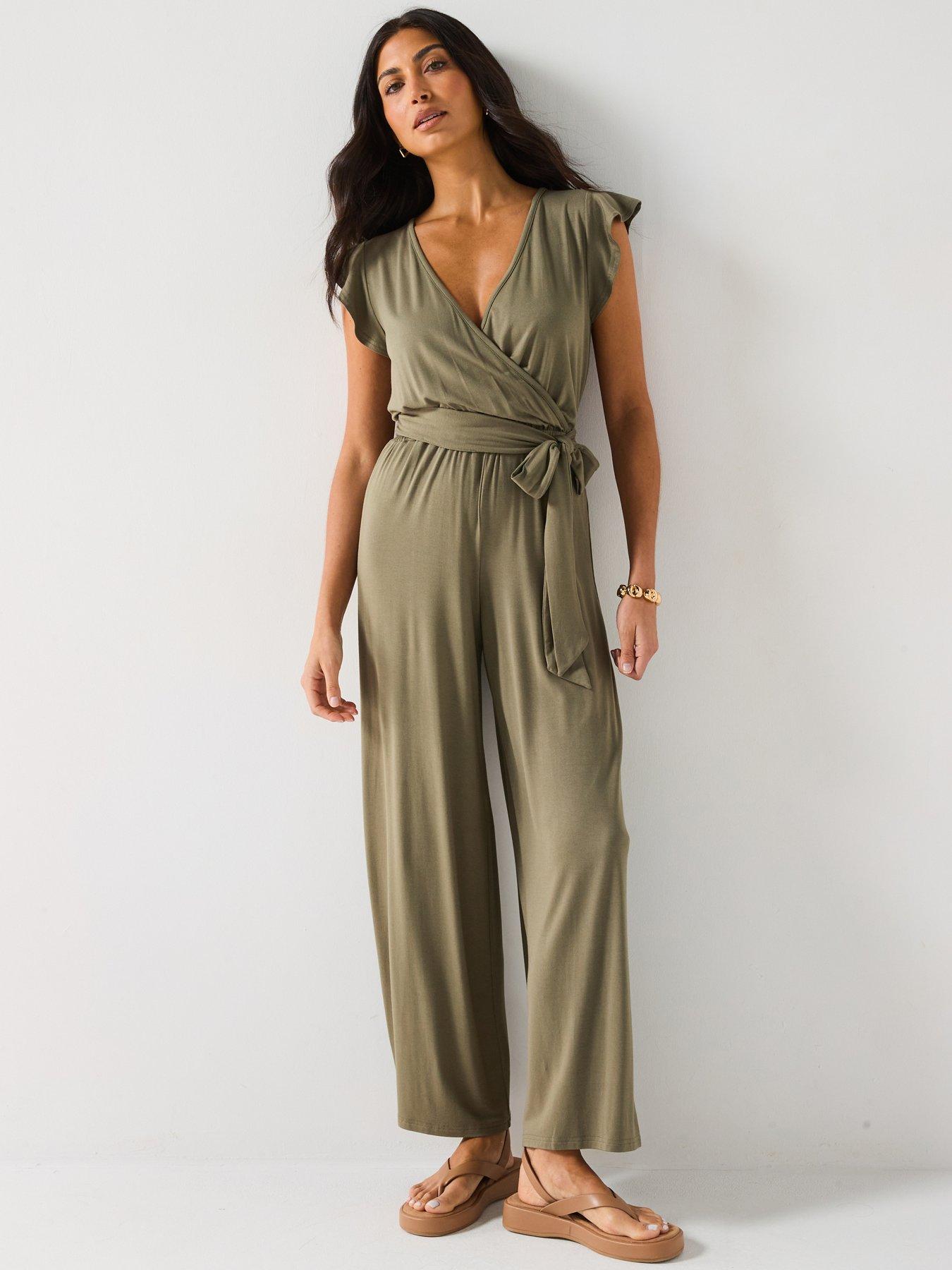  image of everyday-wrap-wide-leg-jumpsuit