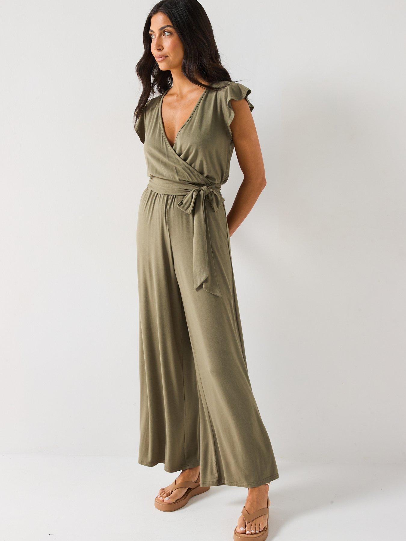  image of everyday-wrap-wide-leg-jumpsuit