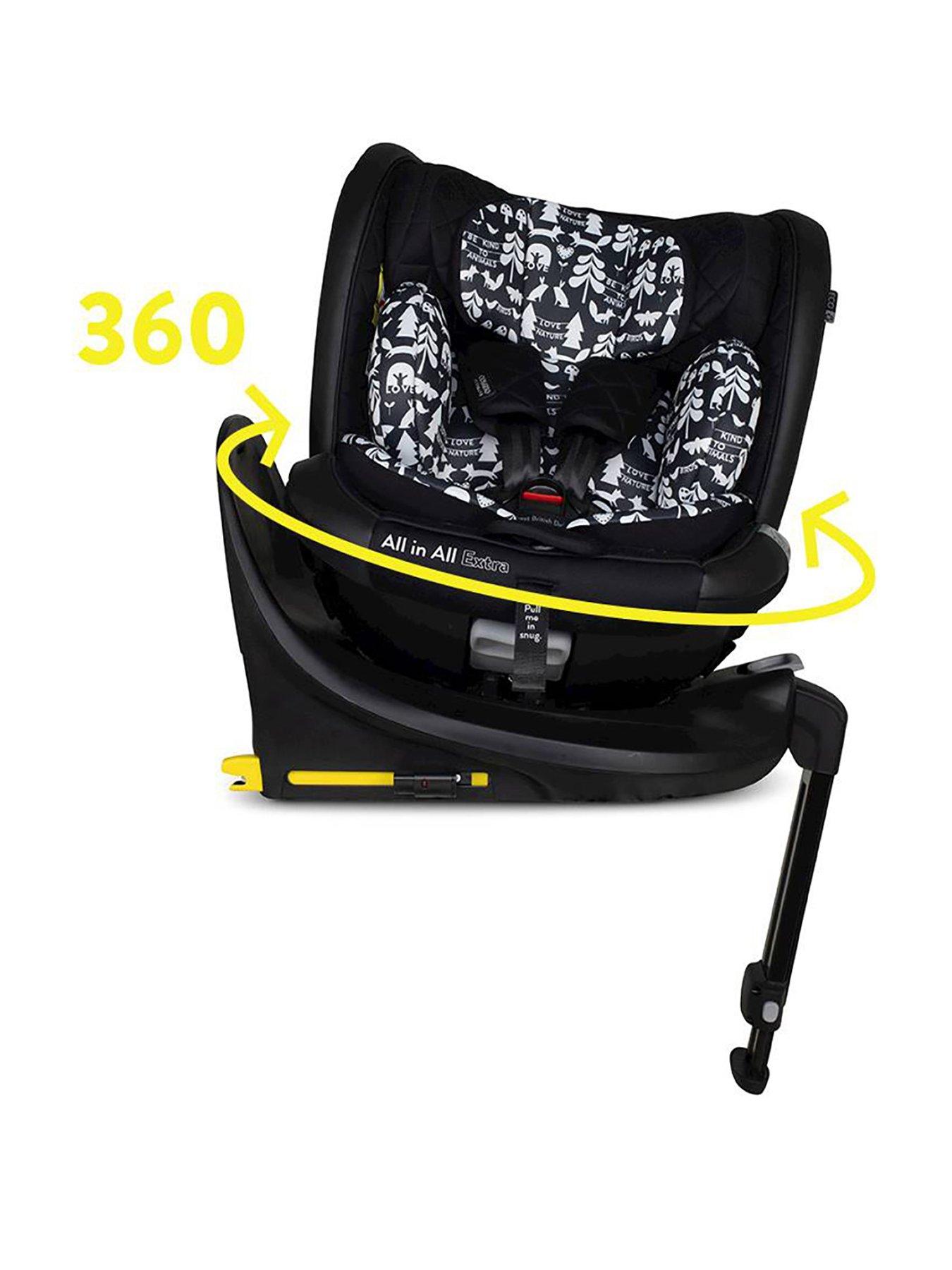 Image 2 of 8 of Cosatto All in All Extra iSize 360 Rotate R129 Car Seat (40-150cm) - Silhouette