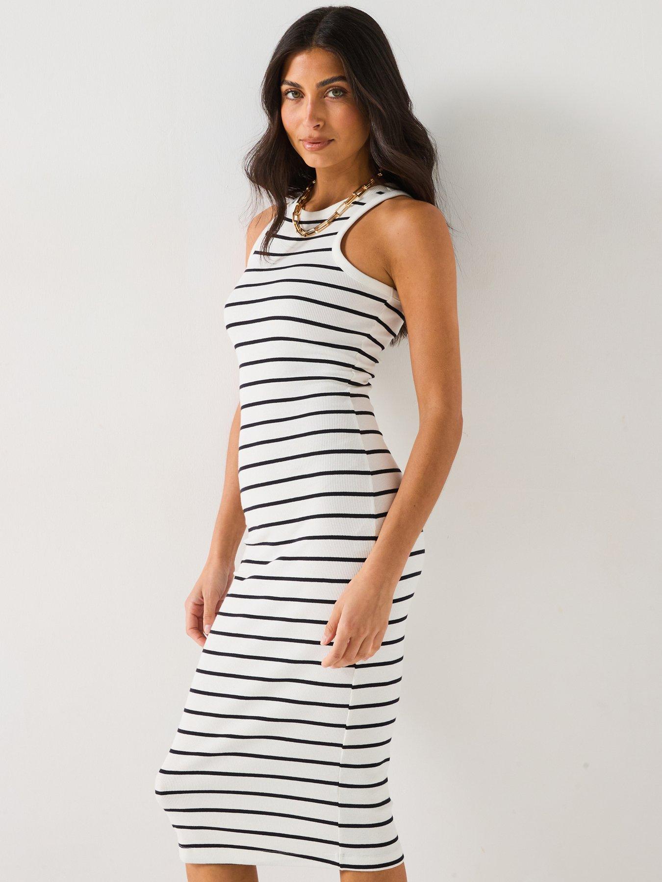 everyday-rib-midaxi-dress-stripe