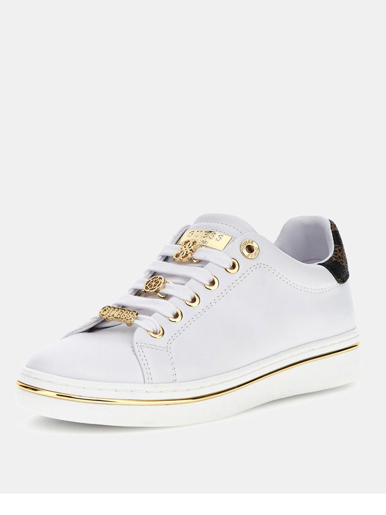 stillFront image of guess-stasey-charm-logo-trainer