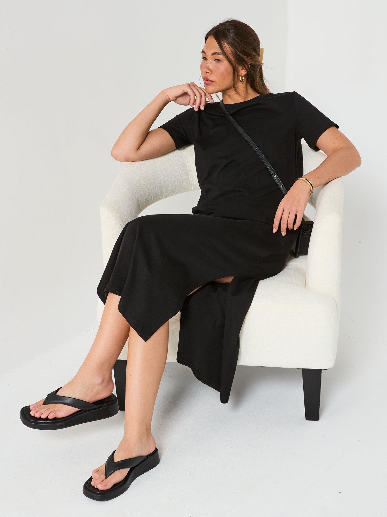  image of everyday-jersey-basic-maxi-dress-black