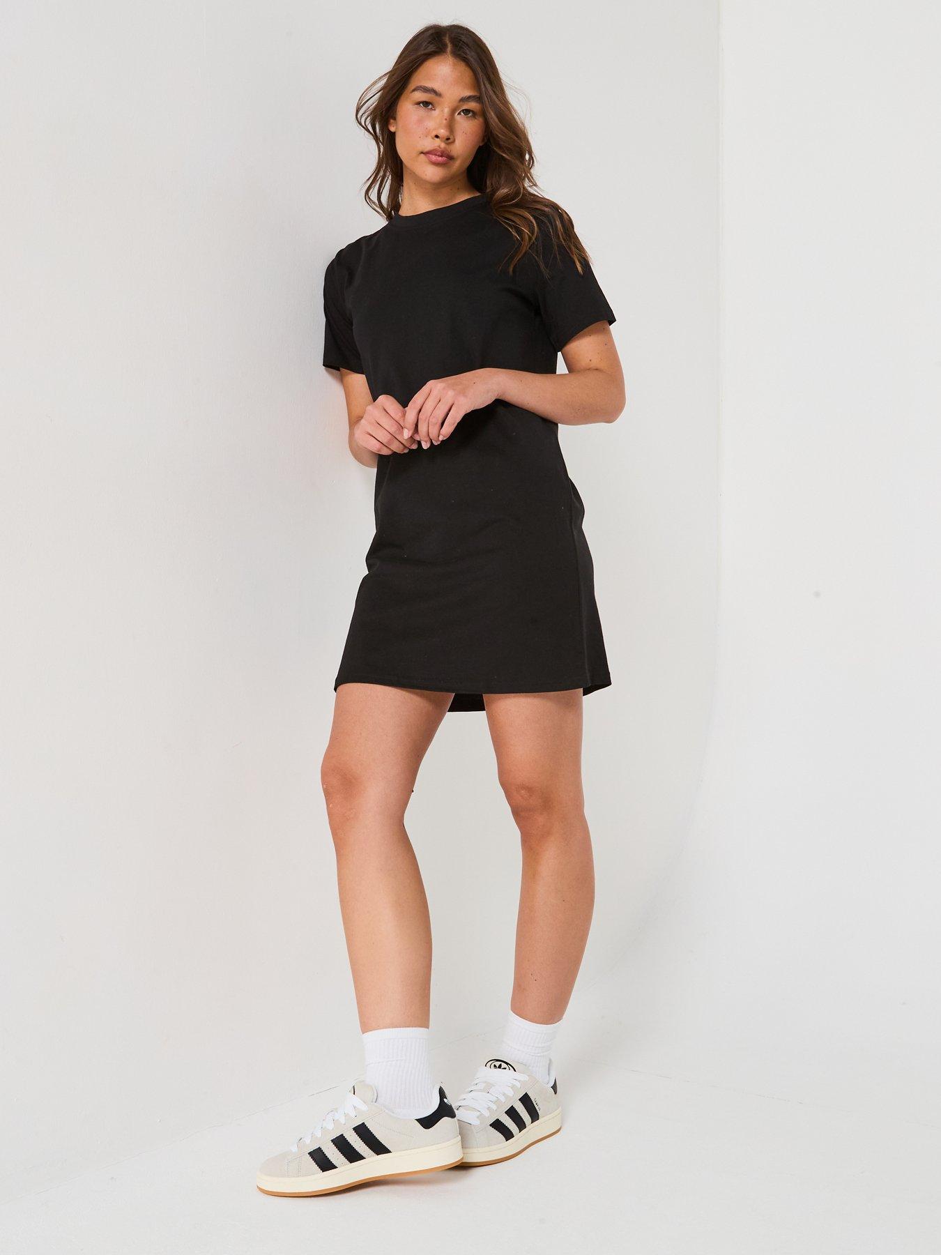  image of everyday-jersey-basic-mini-dress-black