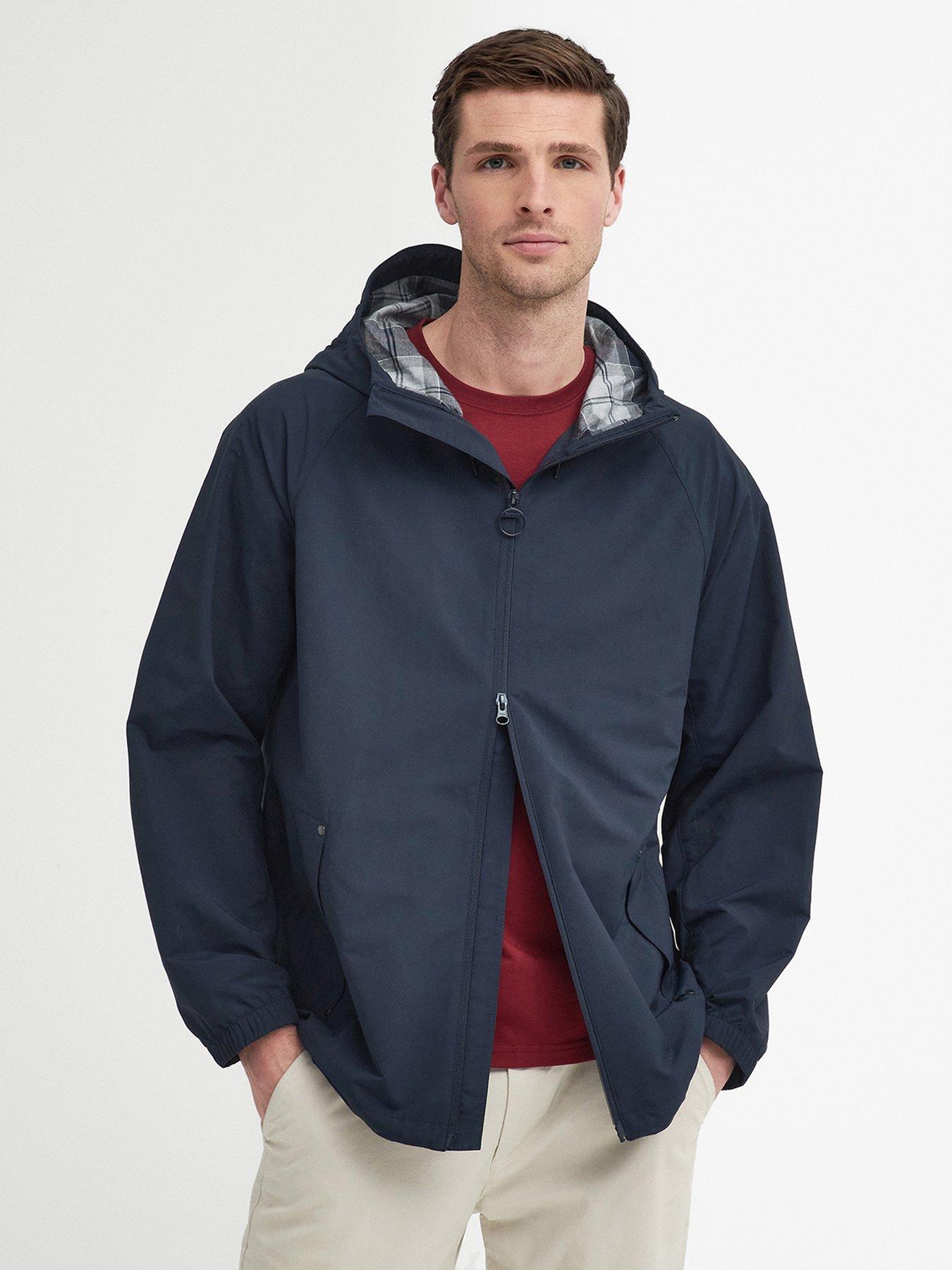 Navy showerproof jacket deals