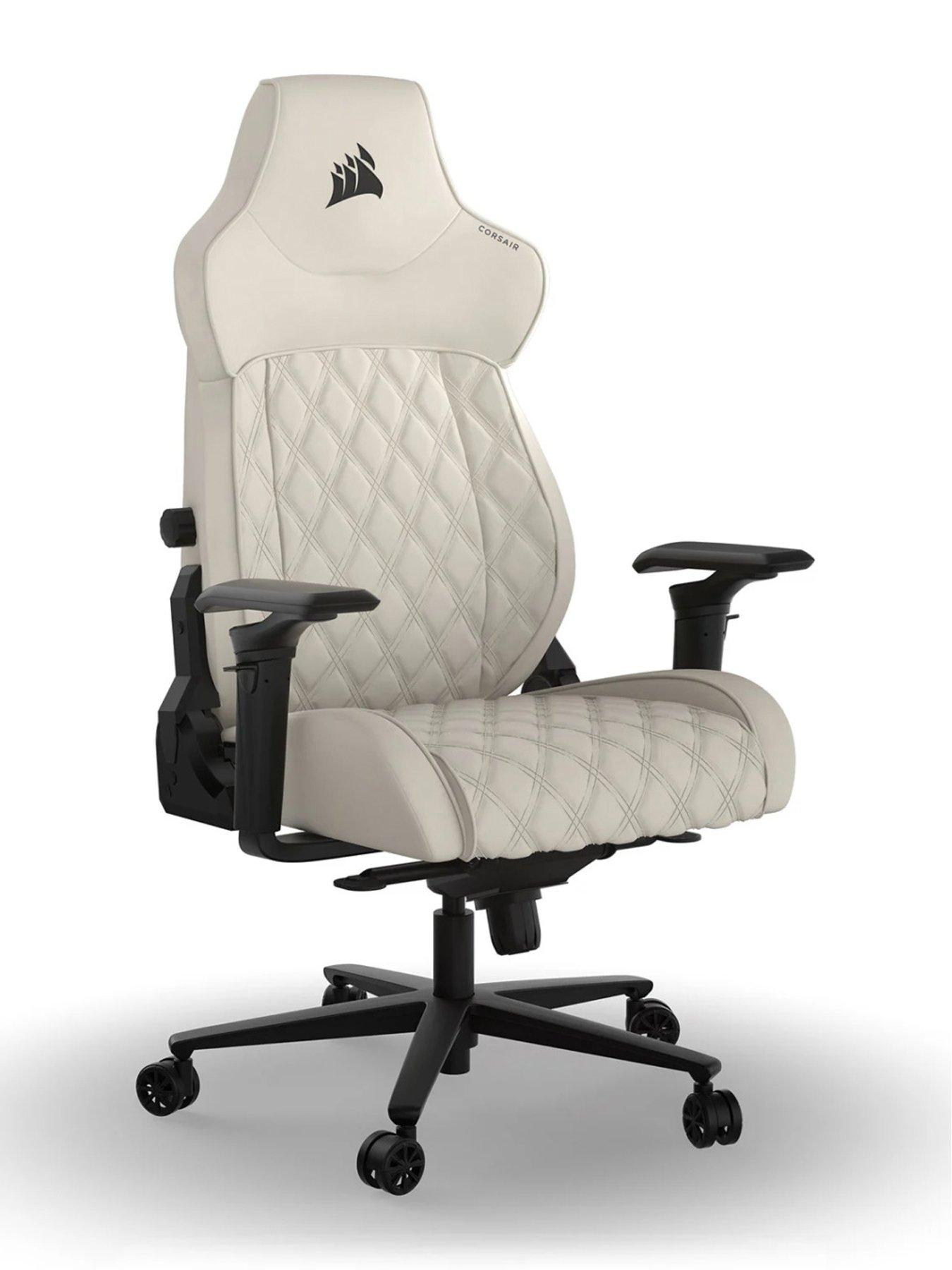 Image 1 of 7 of CORSAIR TC500 LUXE Gaming Chair - Frost