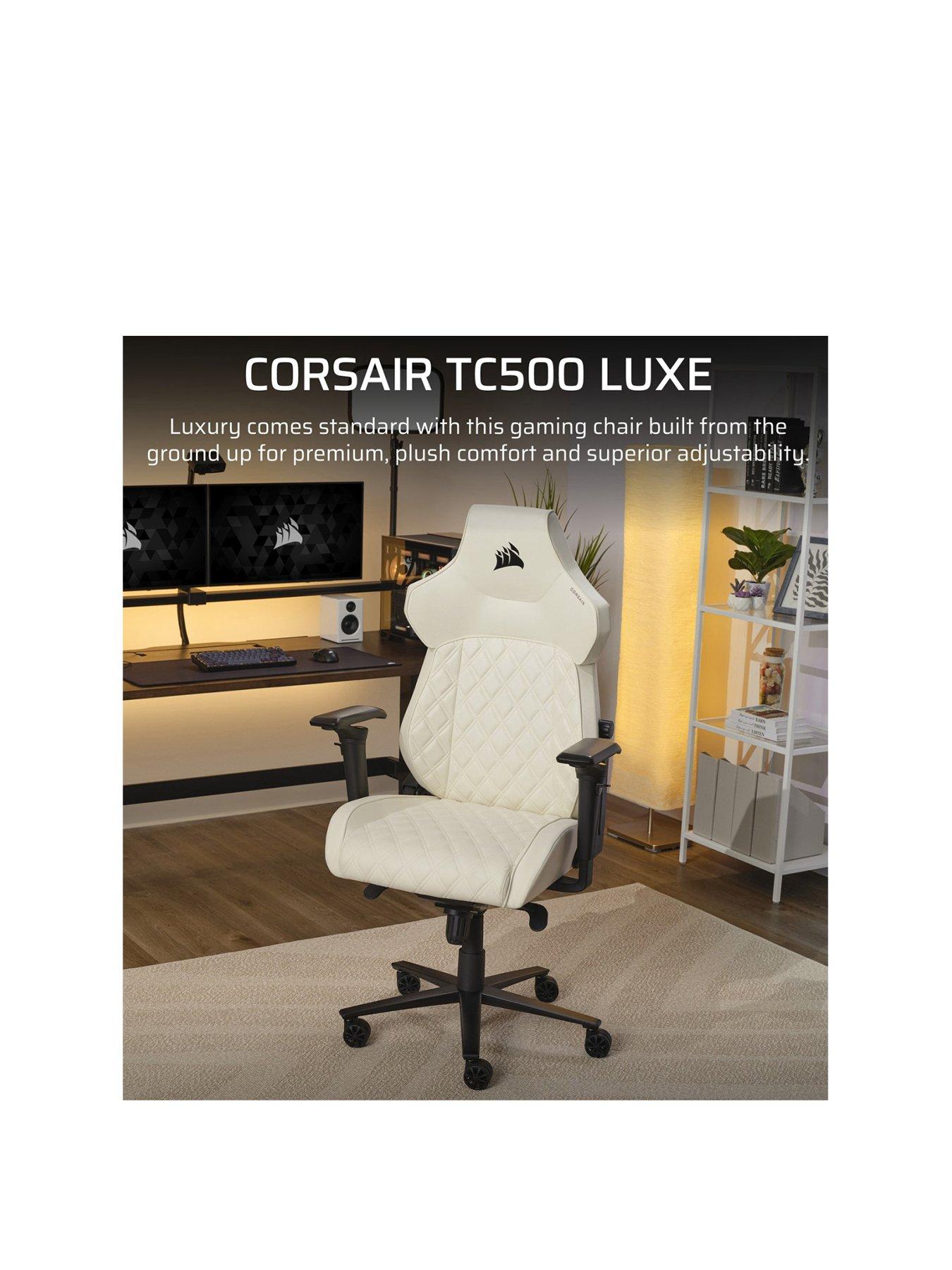 Image 2 of 7 of CORSAIR TC500 LUXE Gaming Chair - Frost
