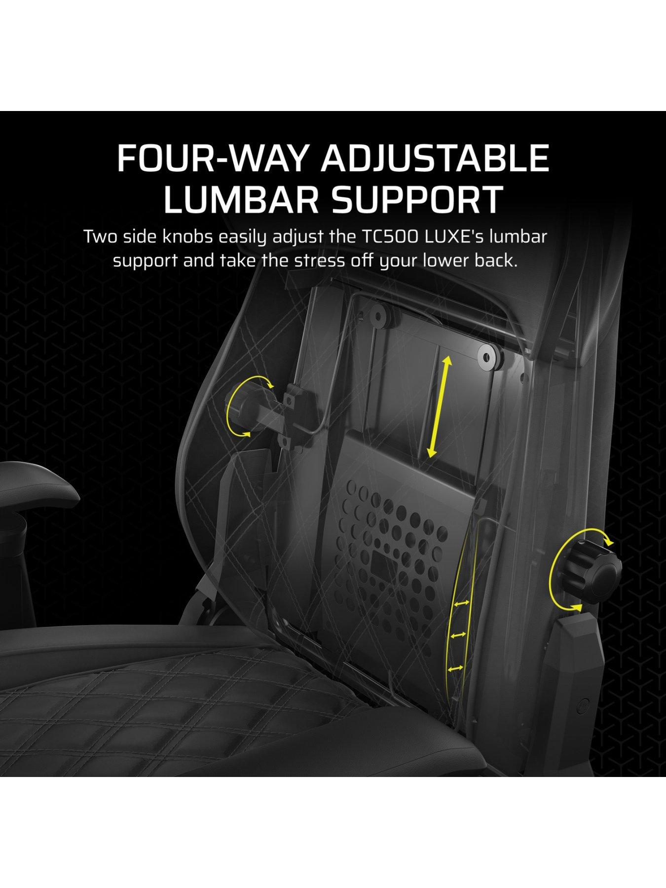 Image 3 of 7 of CORSAIR TC500 LUXE Gaming Chair - Frost