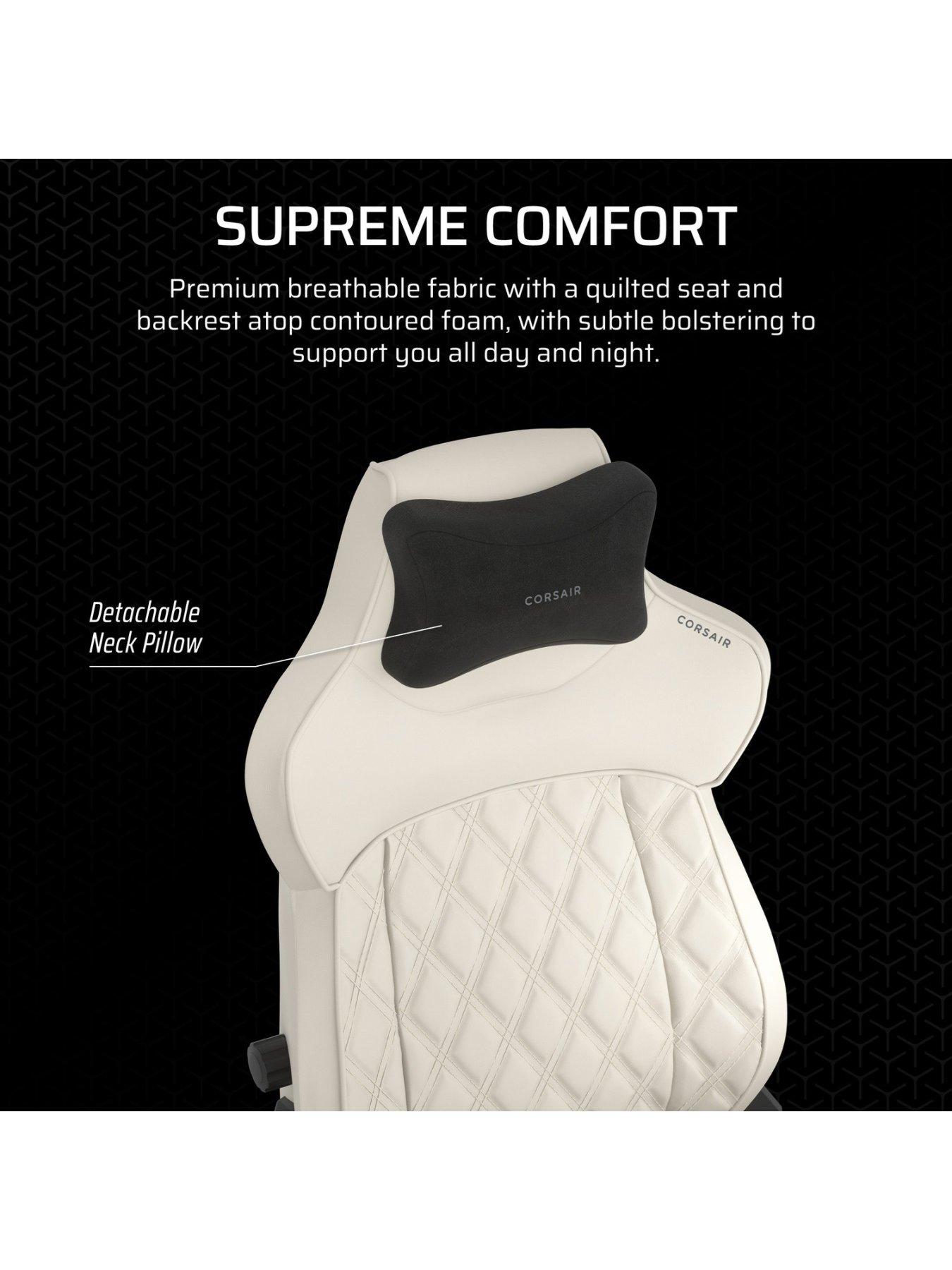Image 4 of 7 of CORSAIR TC500 LUXE Gaming Chair - Frost